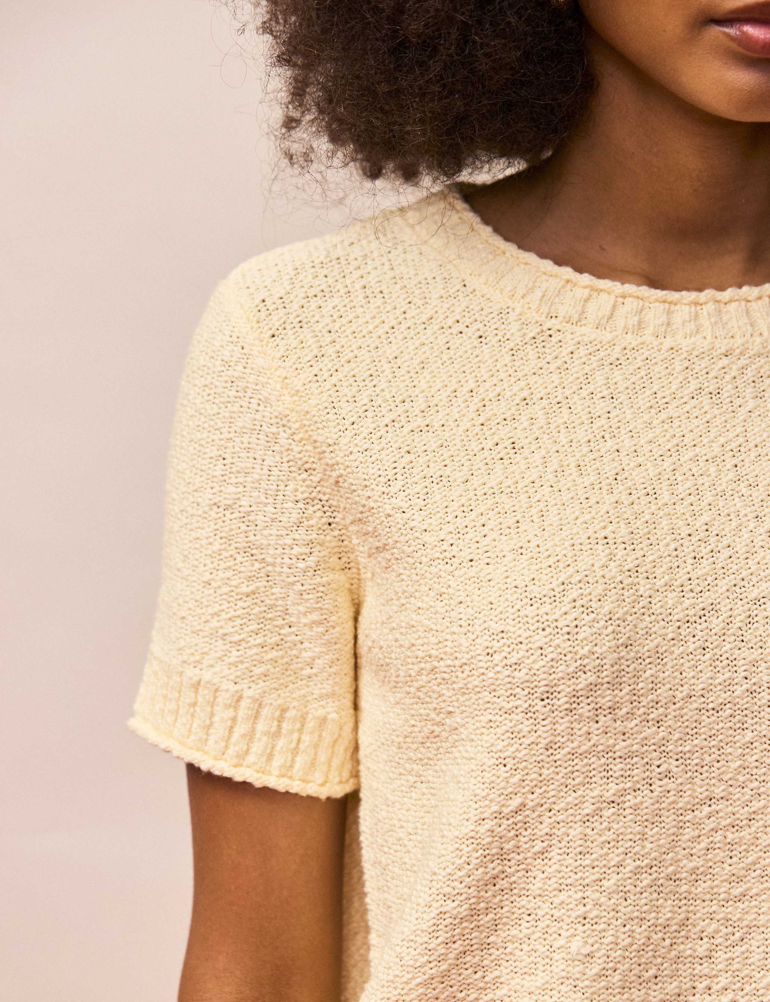 Cotton Rich Textured Knit Top 6 of 6