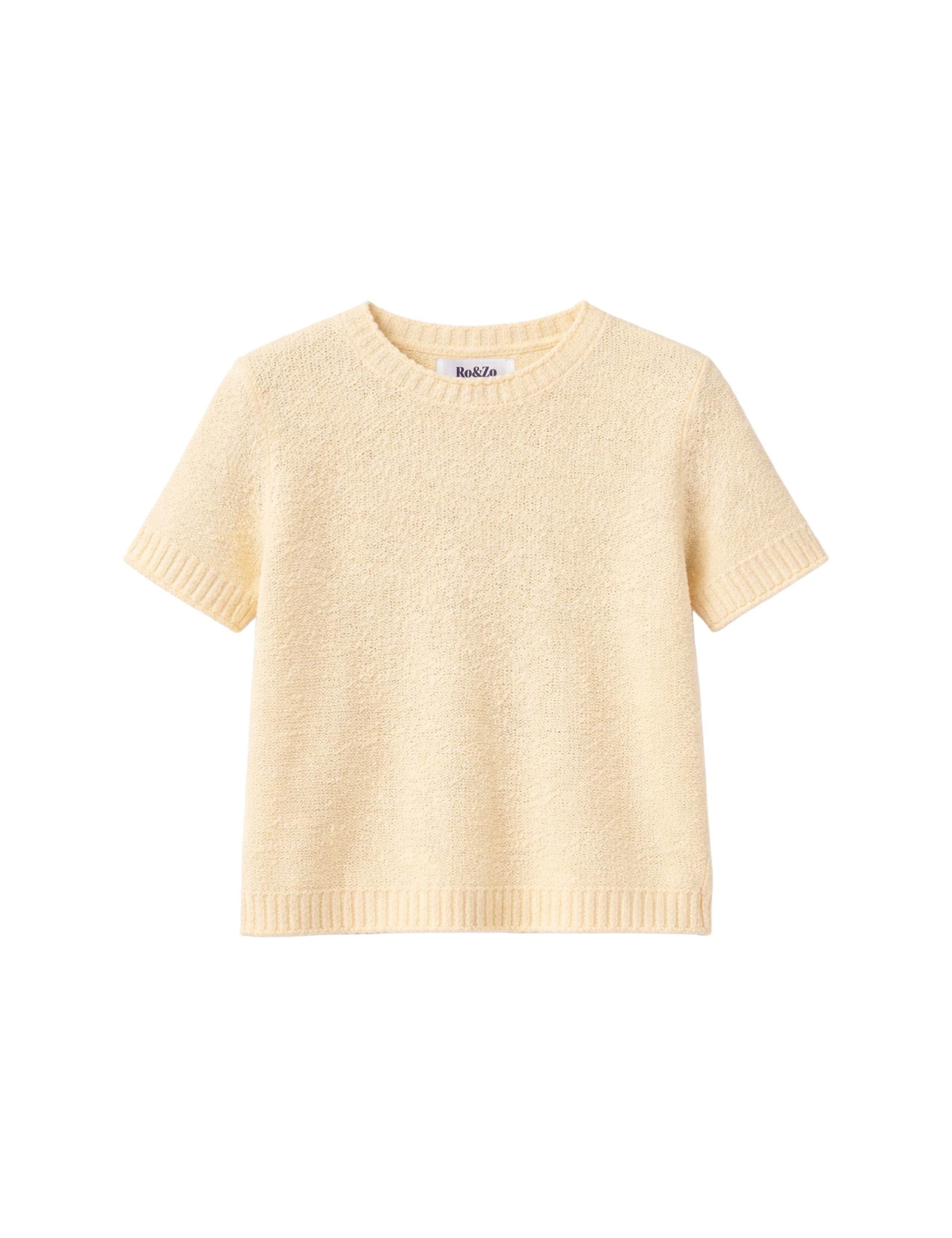 Cotton Rich Textured Knit Top 2 of 6