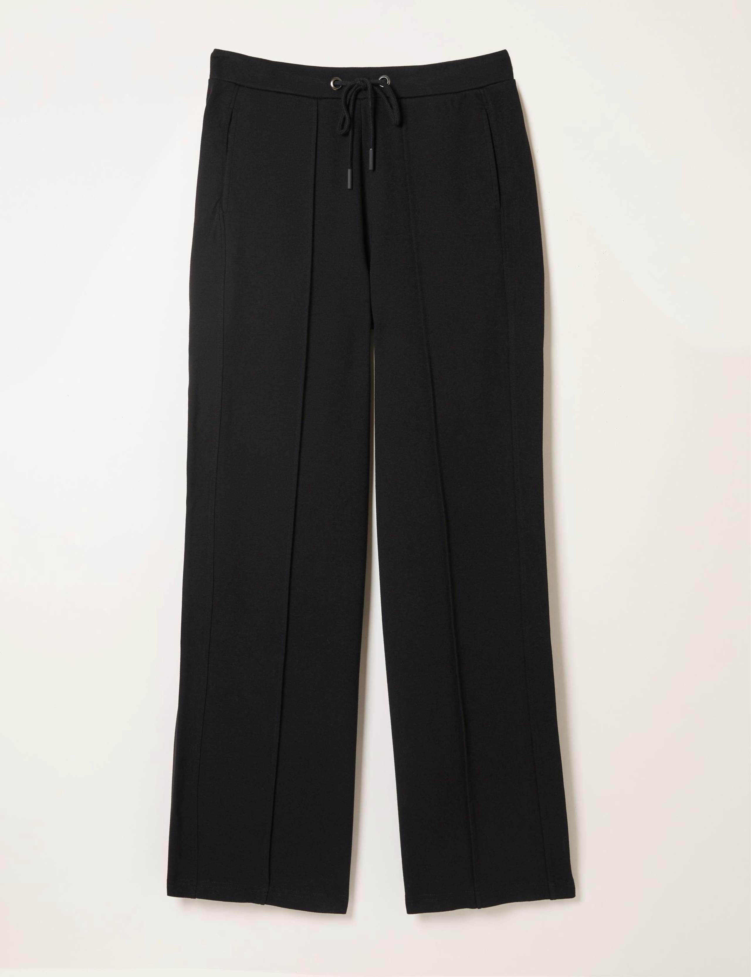 Jersey Drawstring Wide Leg Trousers 2 of 5
