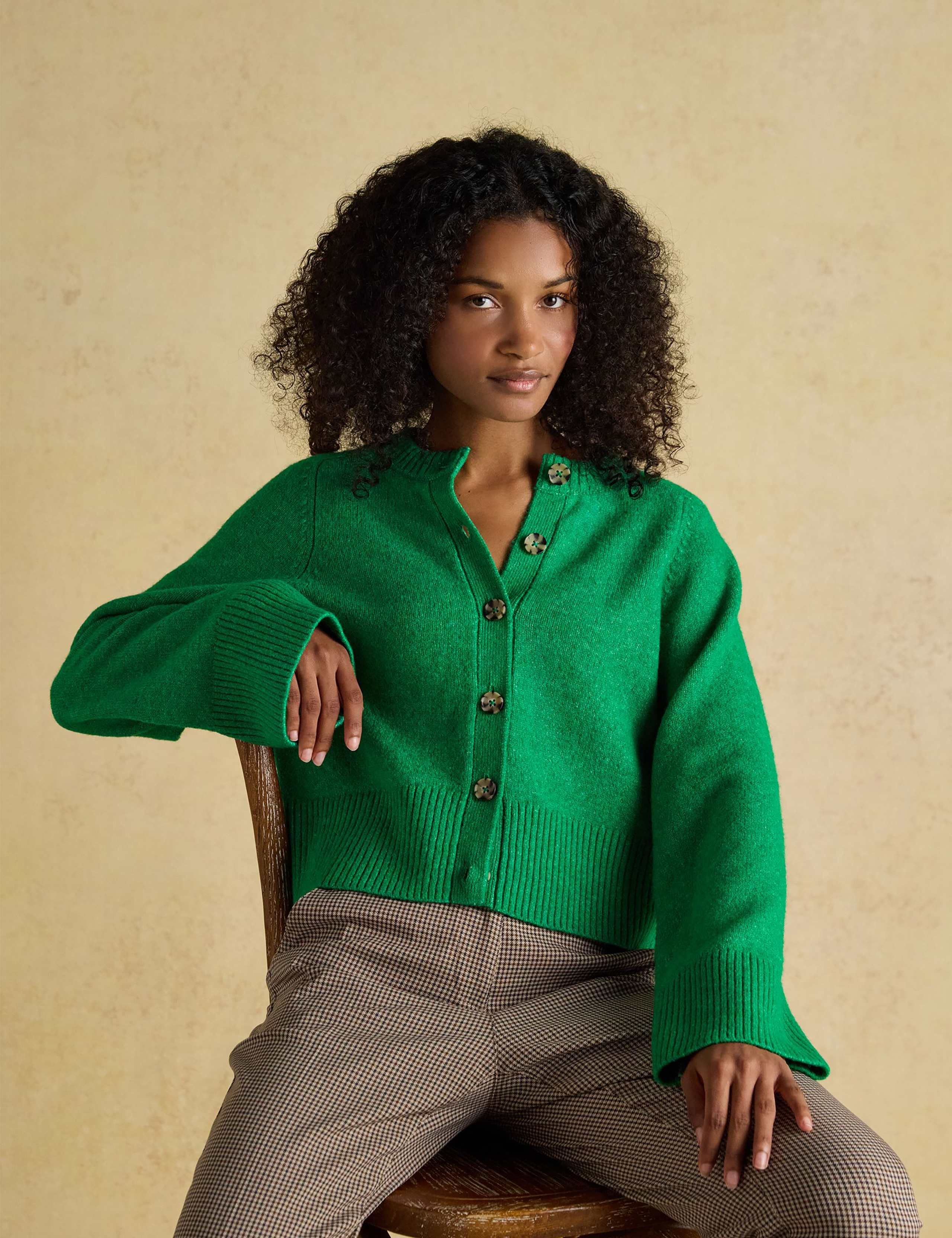 Button Front Relaxed Cardigan 5 of 6