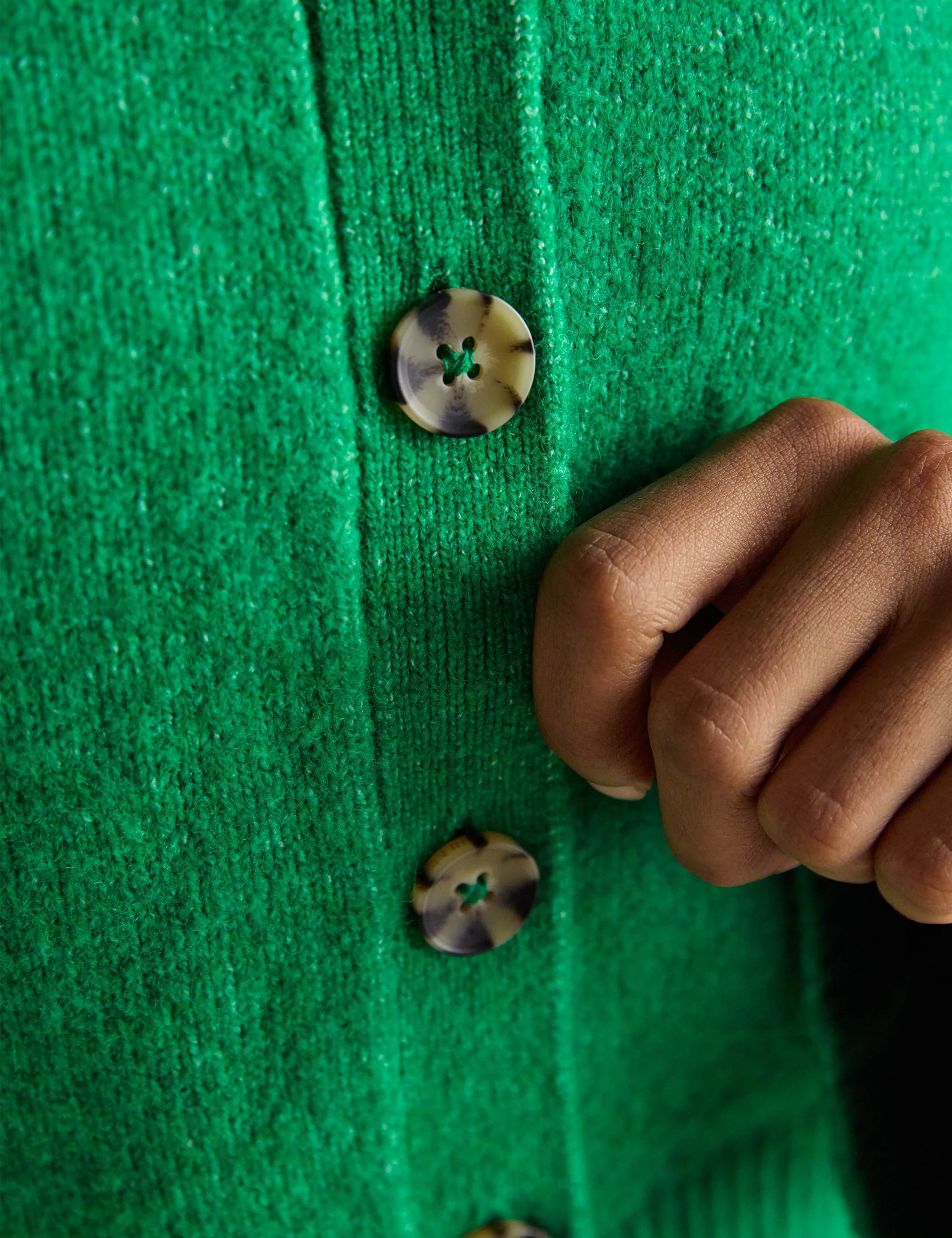 Button Front Relaxed Cardigan 6 of 6