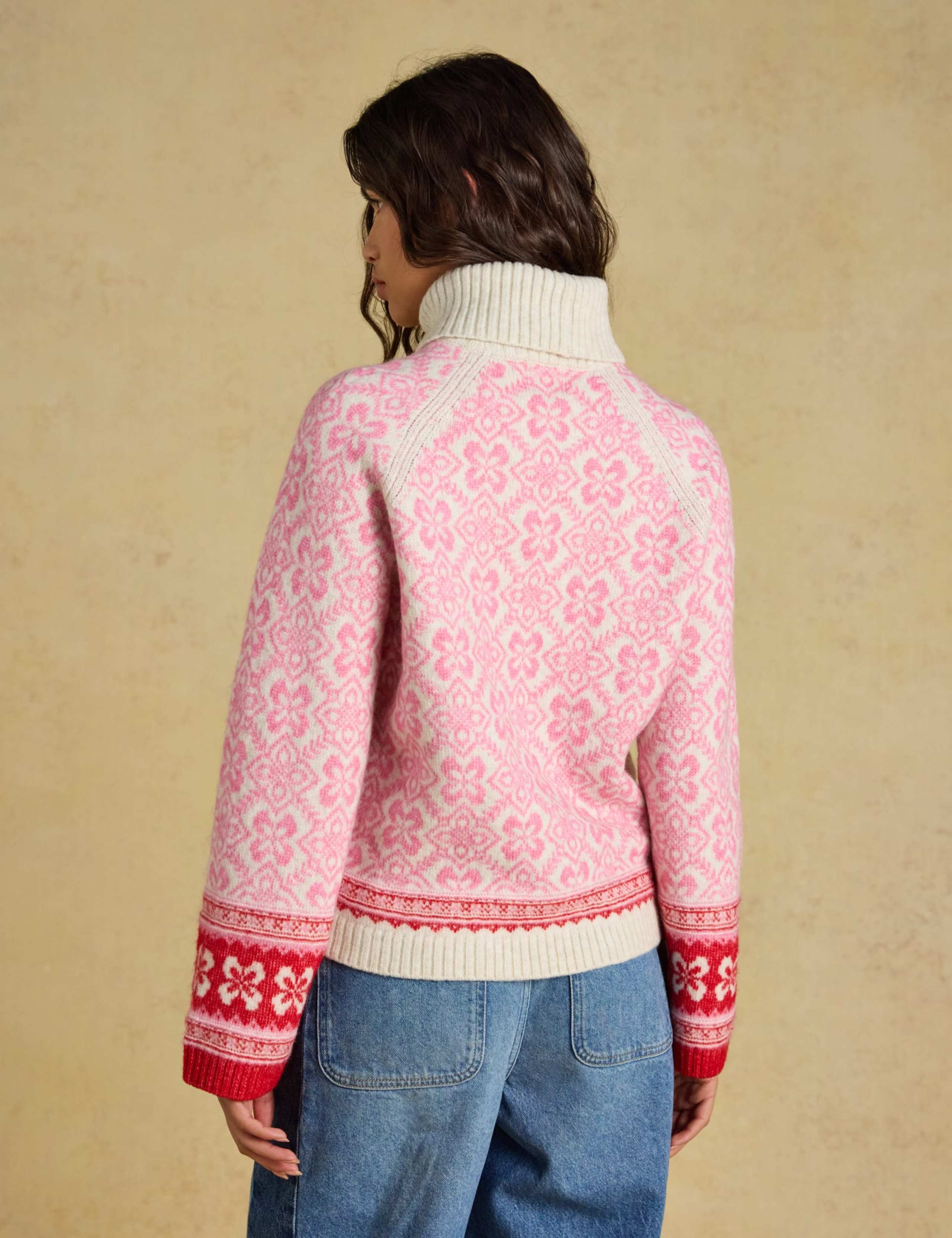 Patterned Roll Neck Jumper 2 of 8