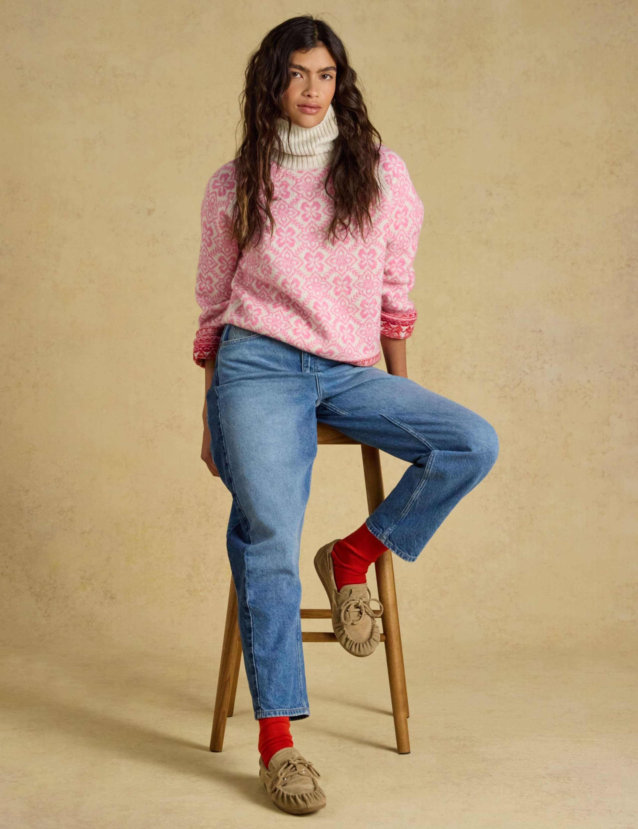 Patterned Roll Neck Jumper 4 of 8
