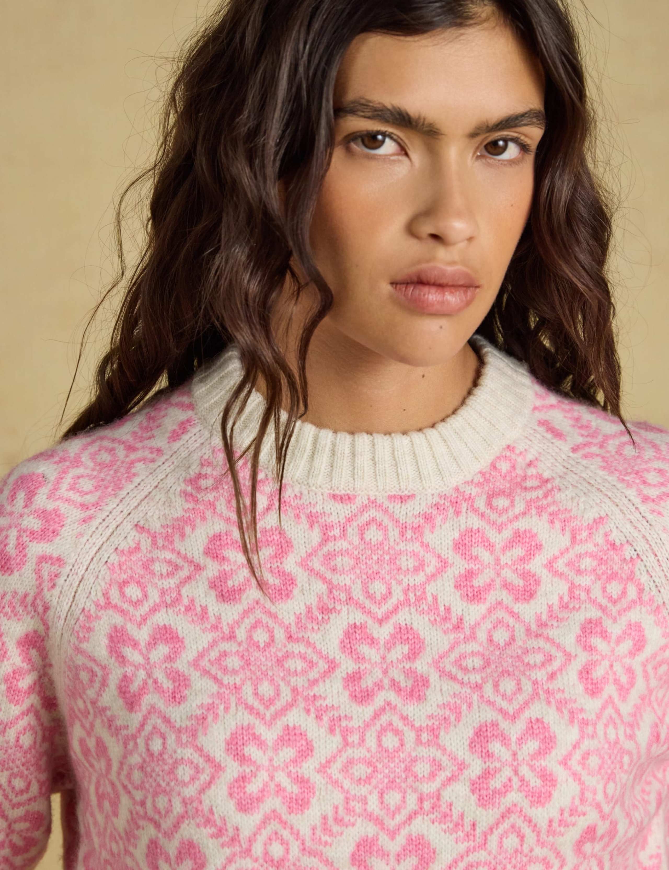 Patterned Roll Neck Jumper 5 of 8