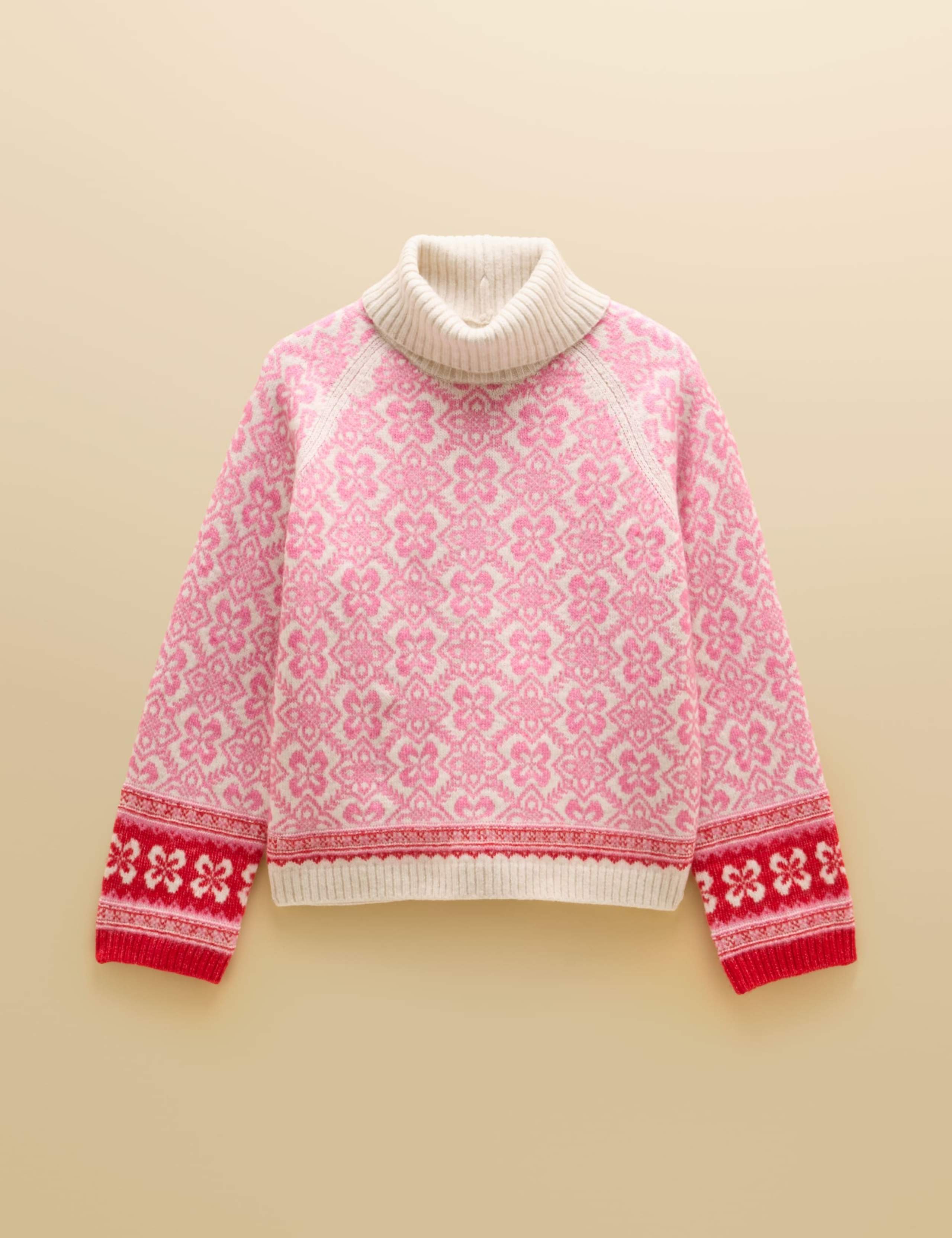 Patterned Roll Neck Jumper 7 of 8
