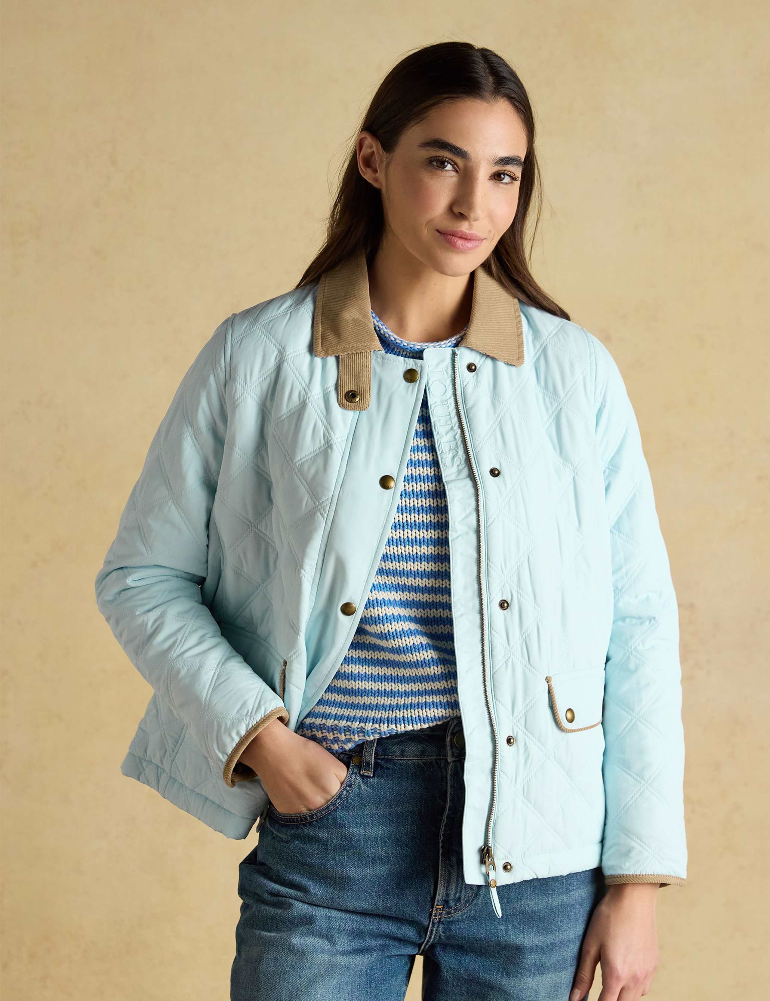 Showerproof Quilted Barn Jacket 1 of 11