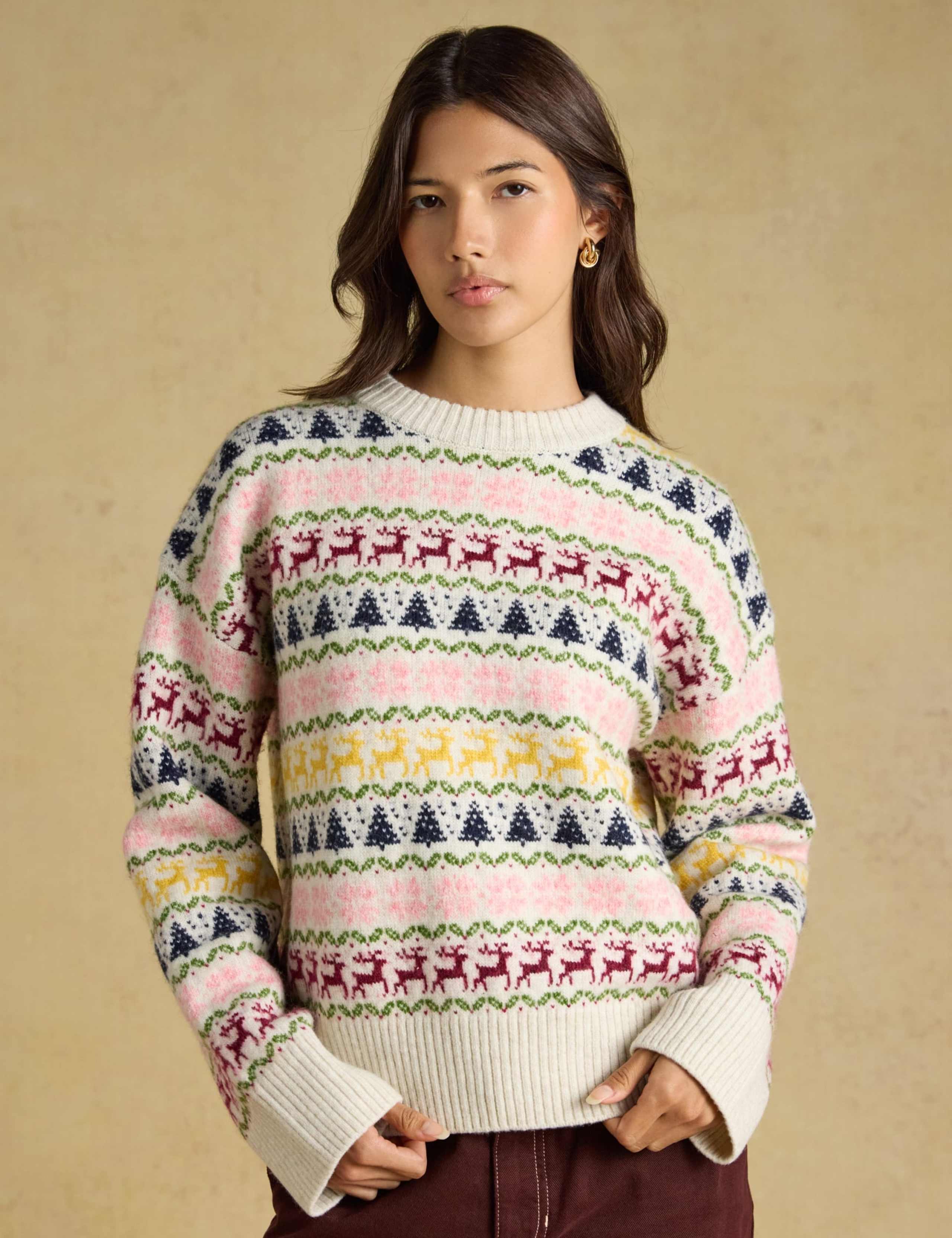 Fair Isle Jumper with Wool 1 of 6
