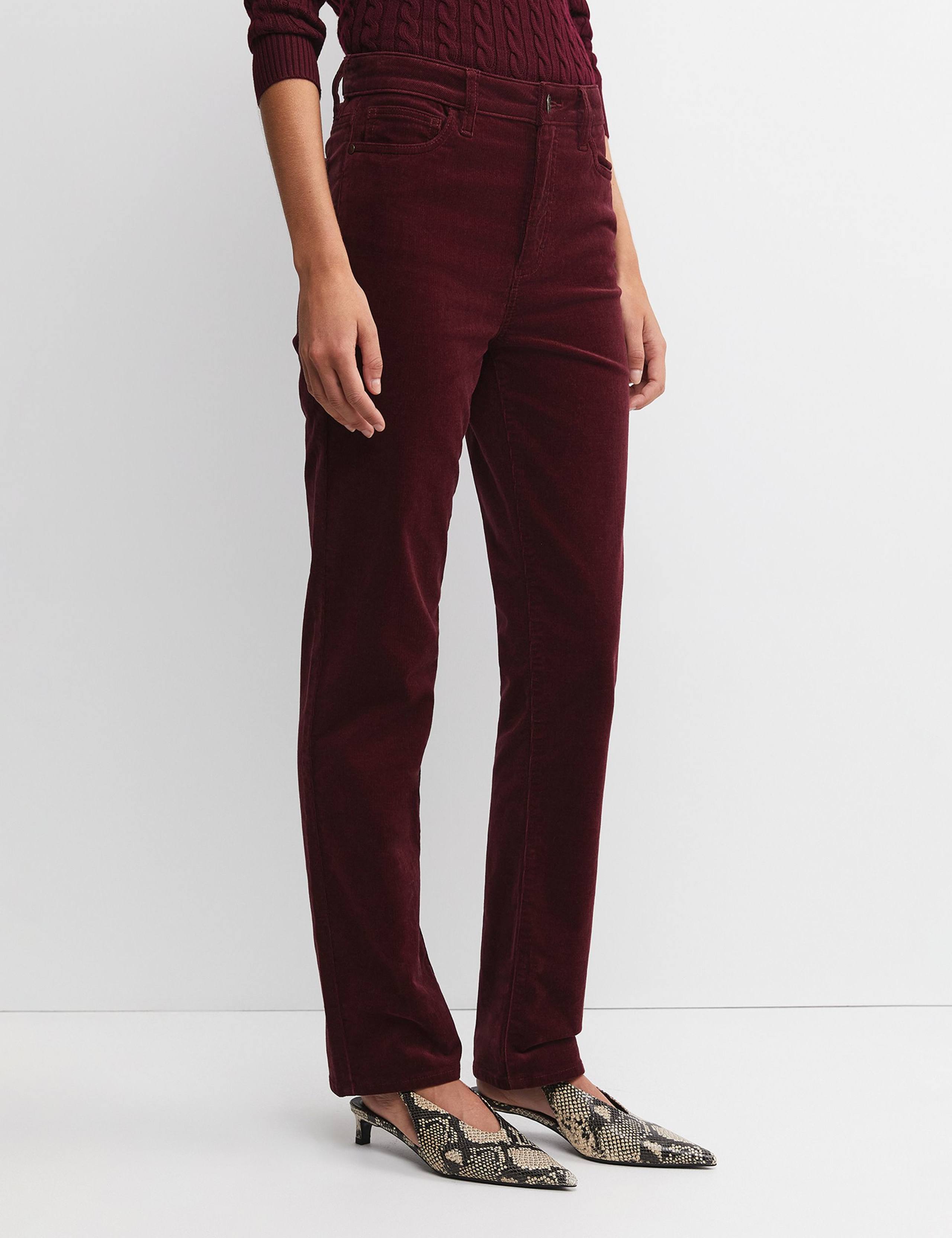 Cord High Waisted Straight Leg Jeans 5 of 5