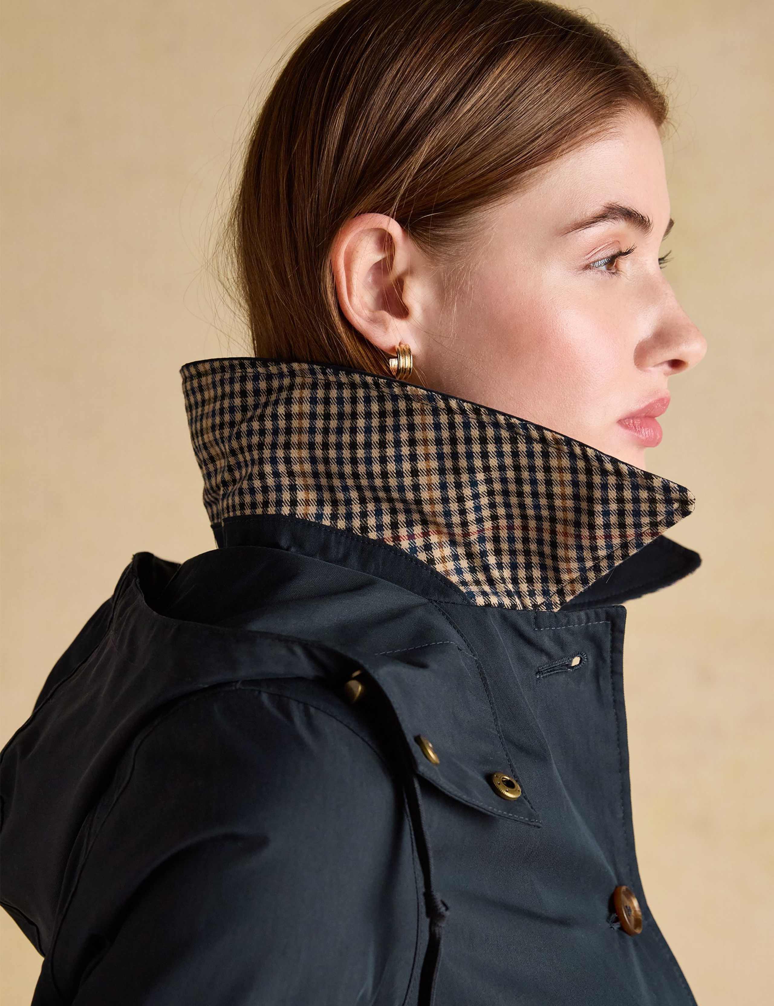 Cotton Rich Hooded Raincoat 2 of 7