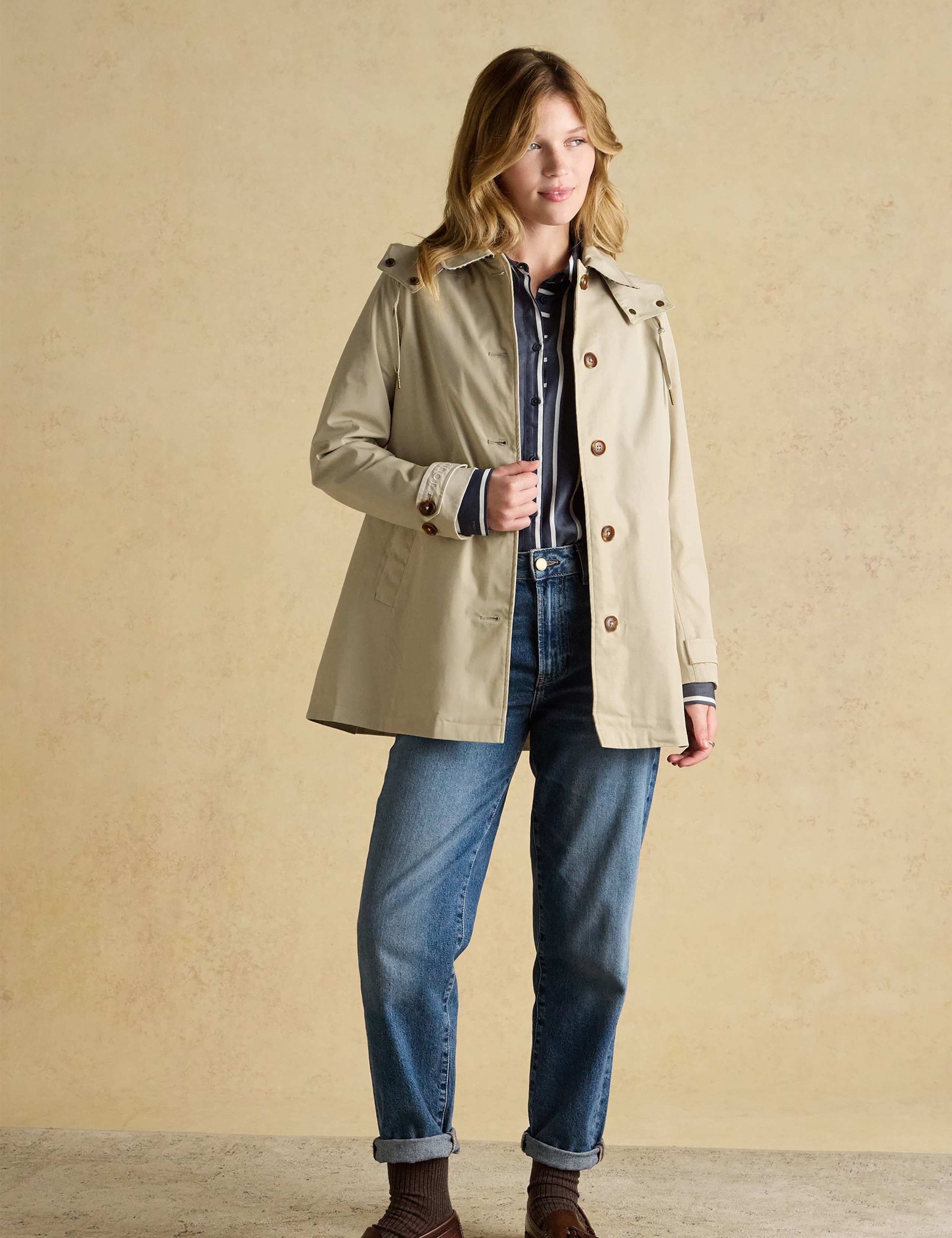 Cotton Rich Hooded Raincoat 3 of 10