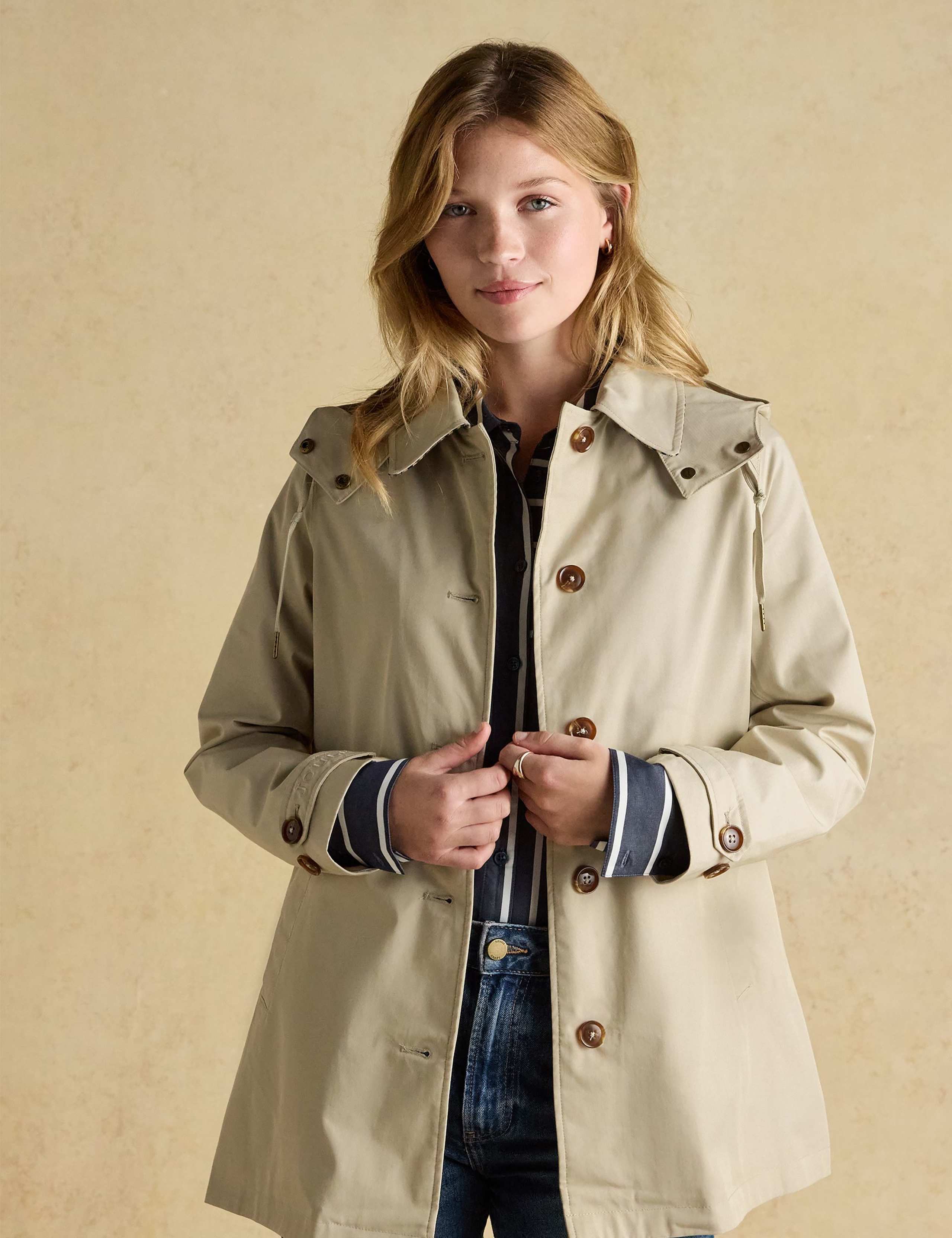 Cotton Rich Hooded Raincoat 4 of 10