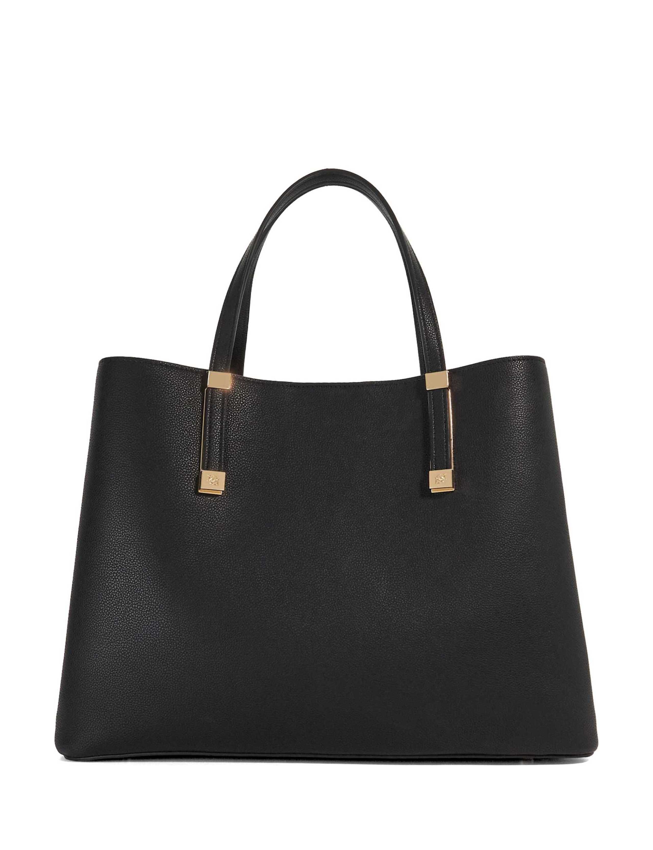 Leather Woven Tote Bag 5 of 6