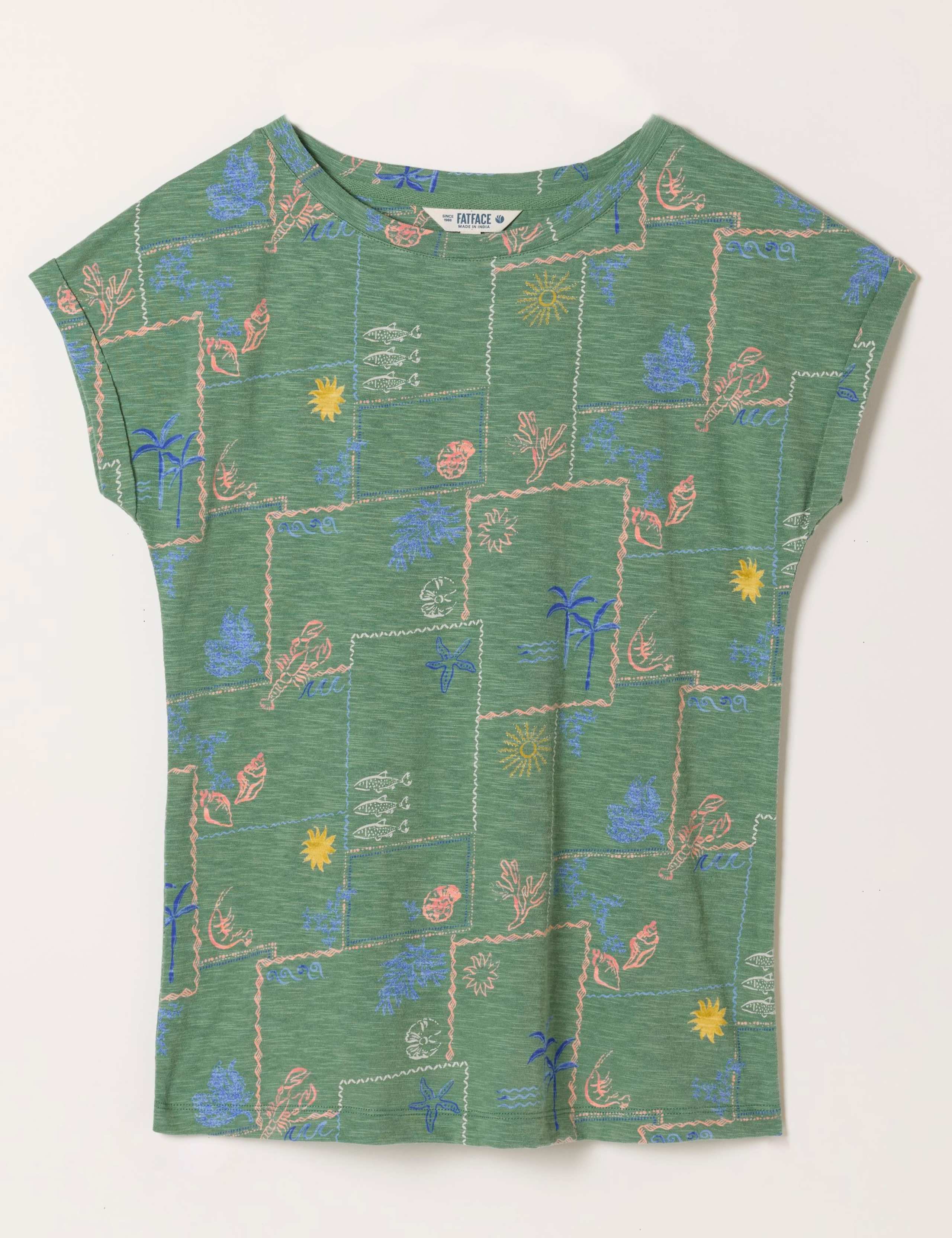 Cotton Modal Blend Printed T-Shirt 2 of 5