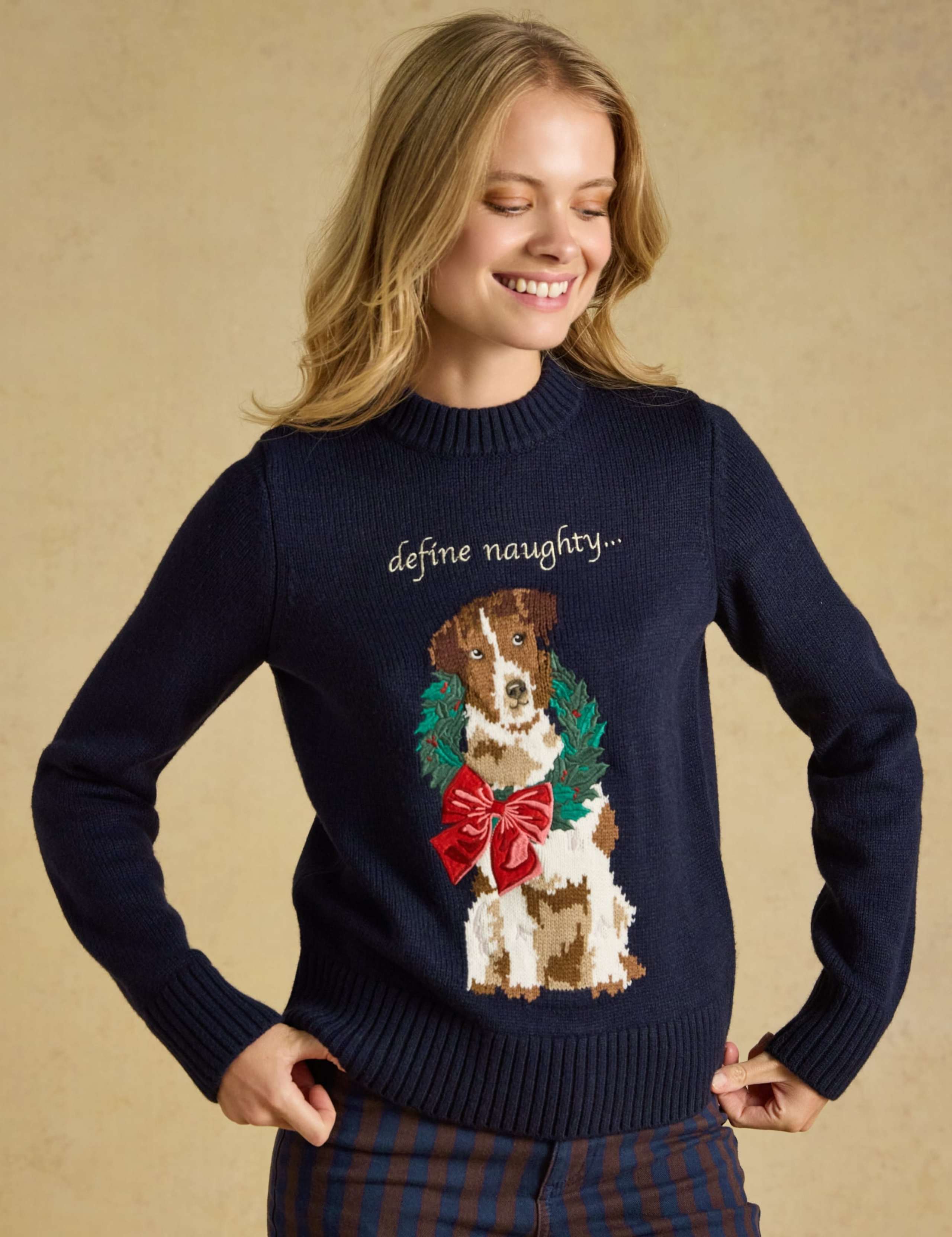 Intarsia Jumper with Wool 1 of 7