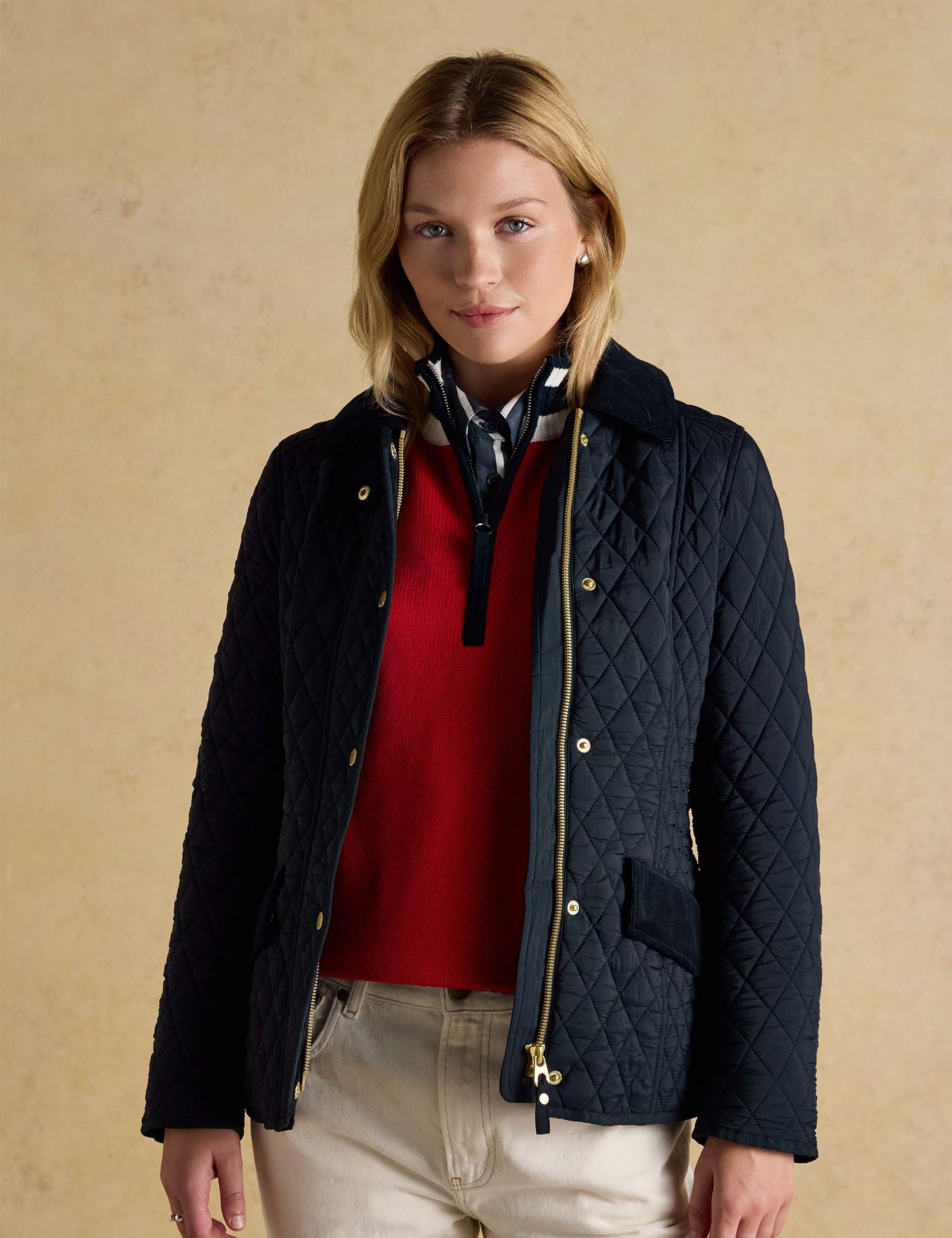 Showerproof Quilted Barn Jacket 1 of 11