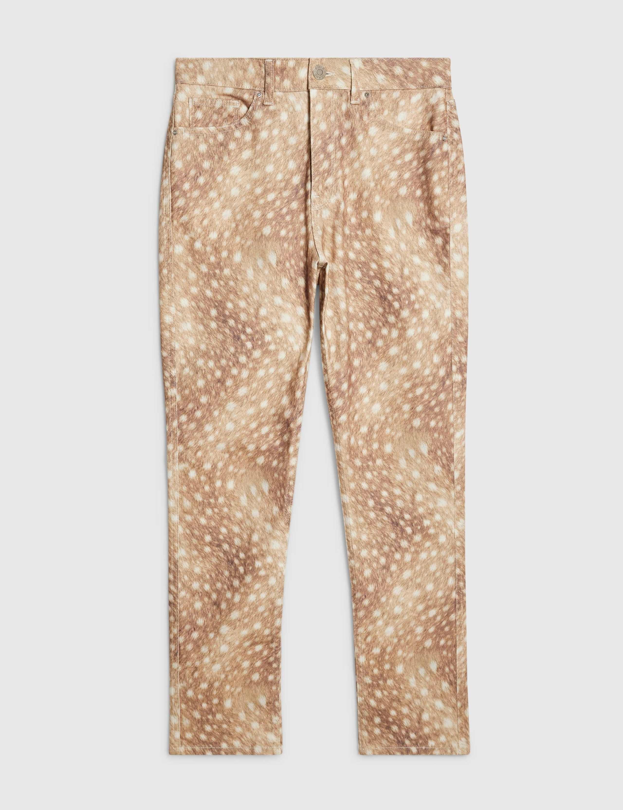 Mid Rise Printed Cigarette Jeans 5 of 6