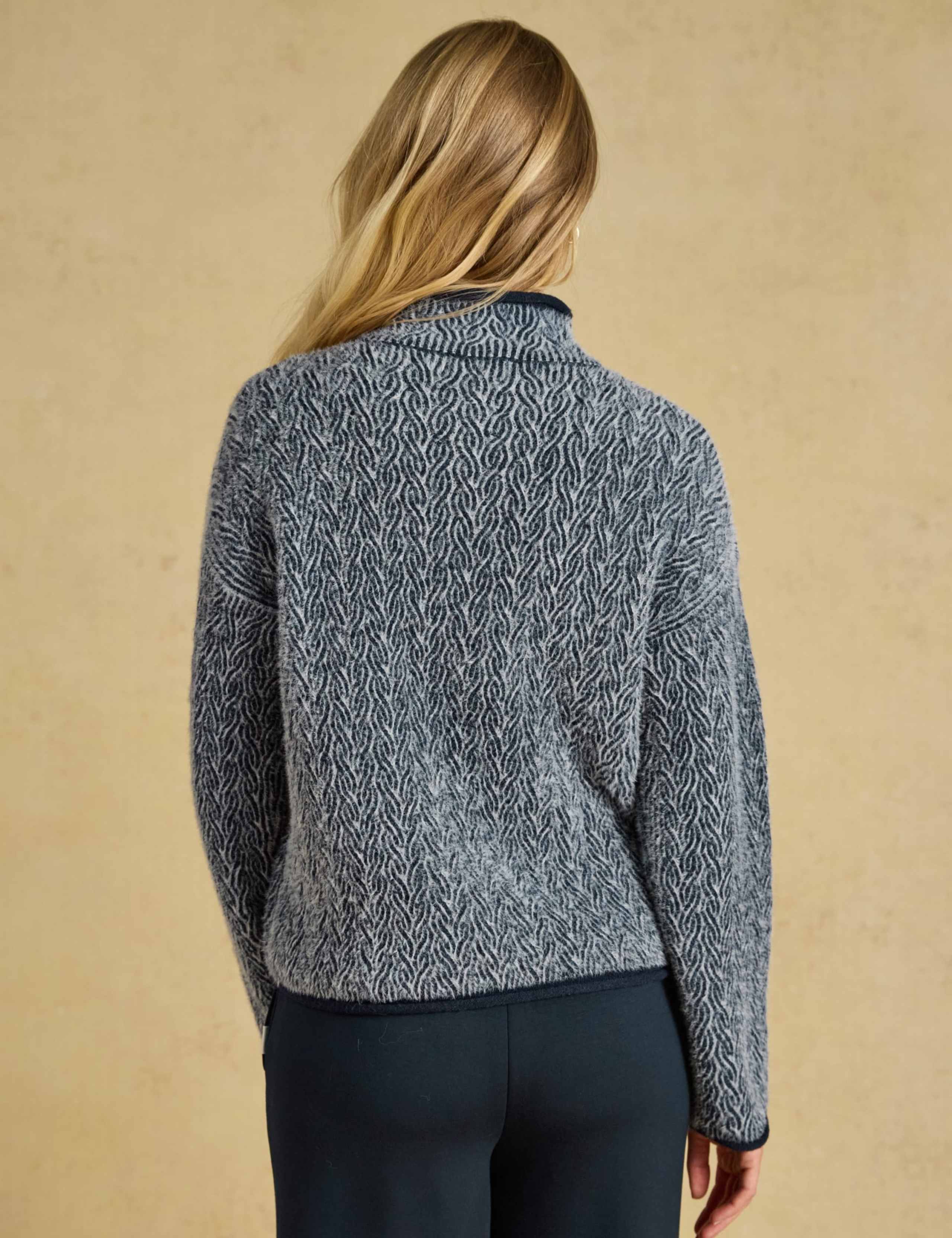 Cable Knit Funnel Neck Jumper 2 of 6