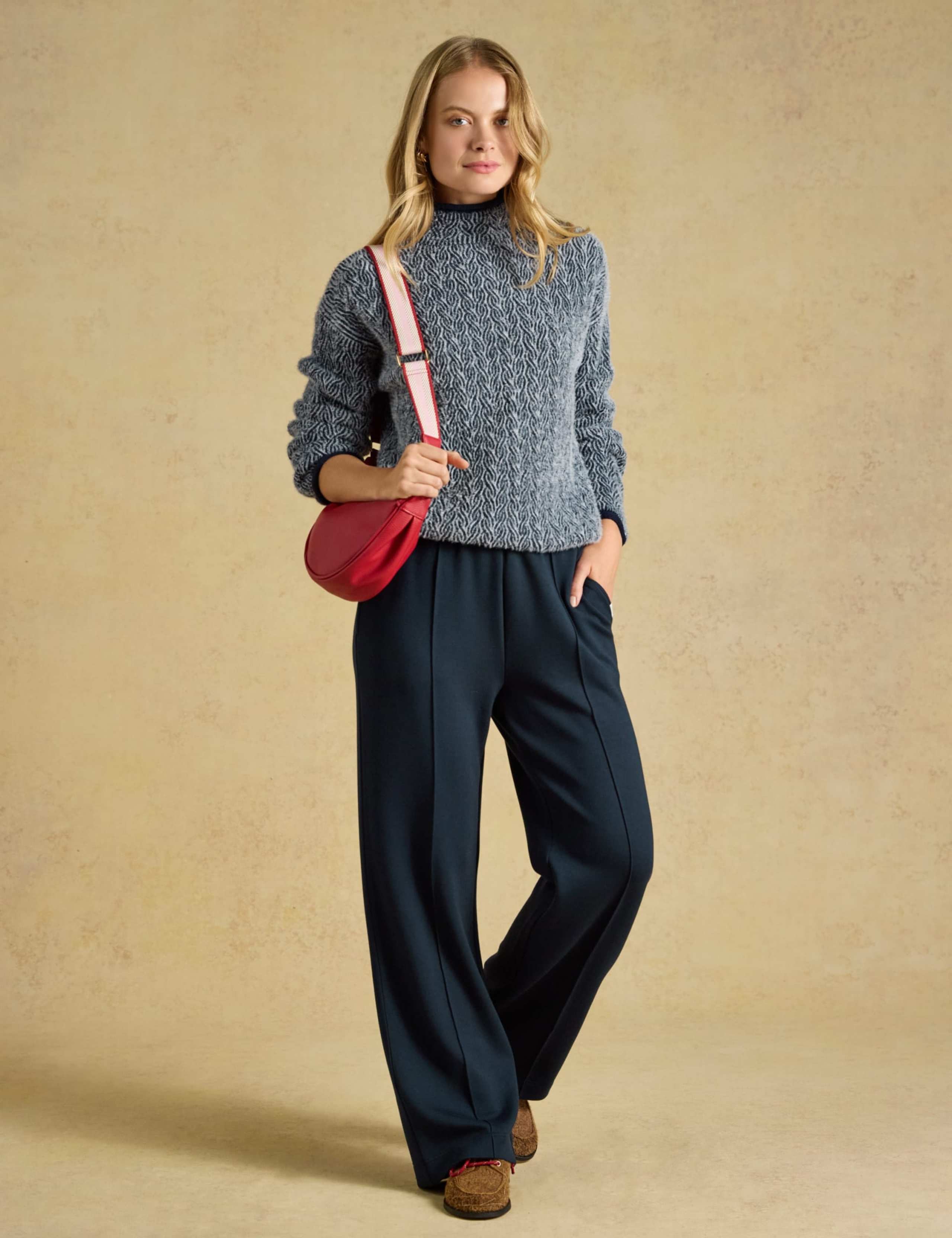 Cable Knit Funnel Neck Jumper 4 of 6
