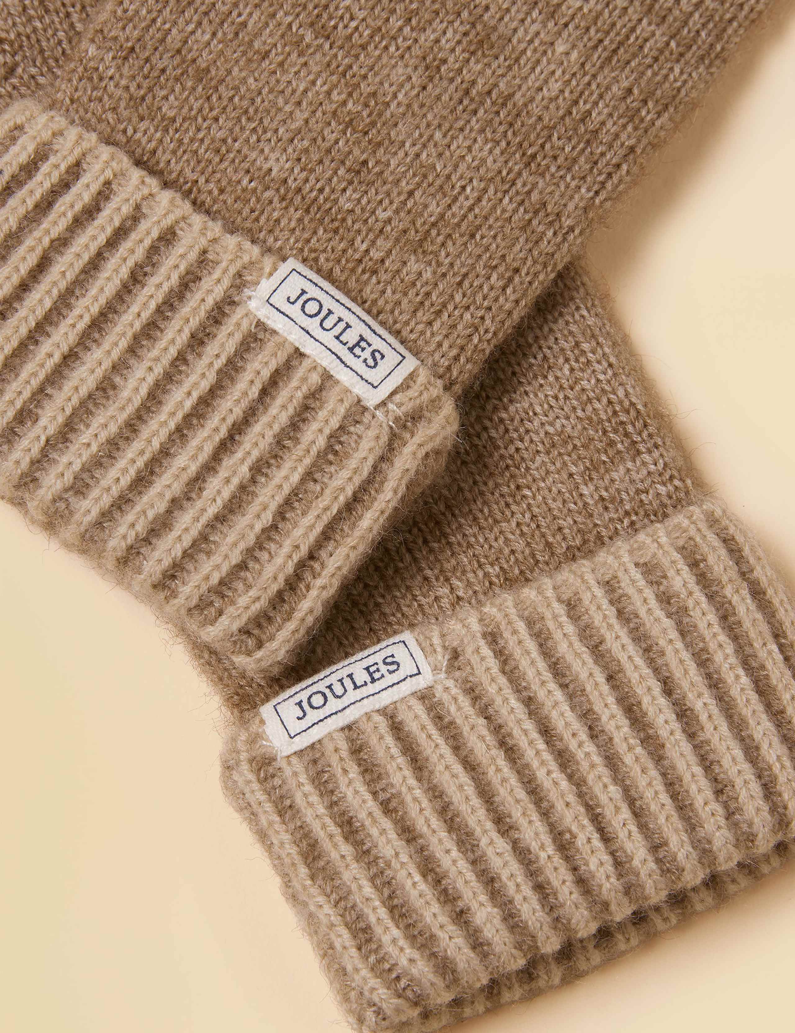 Ribbed Cuff Gloves with Wool 3 of 3