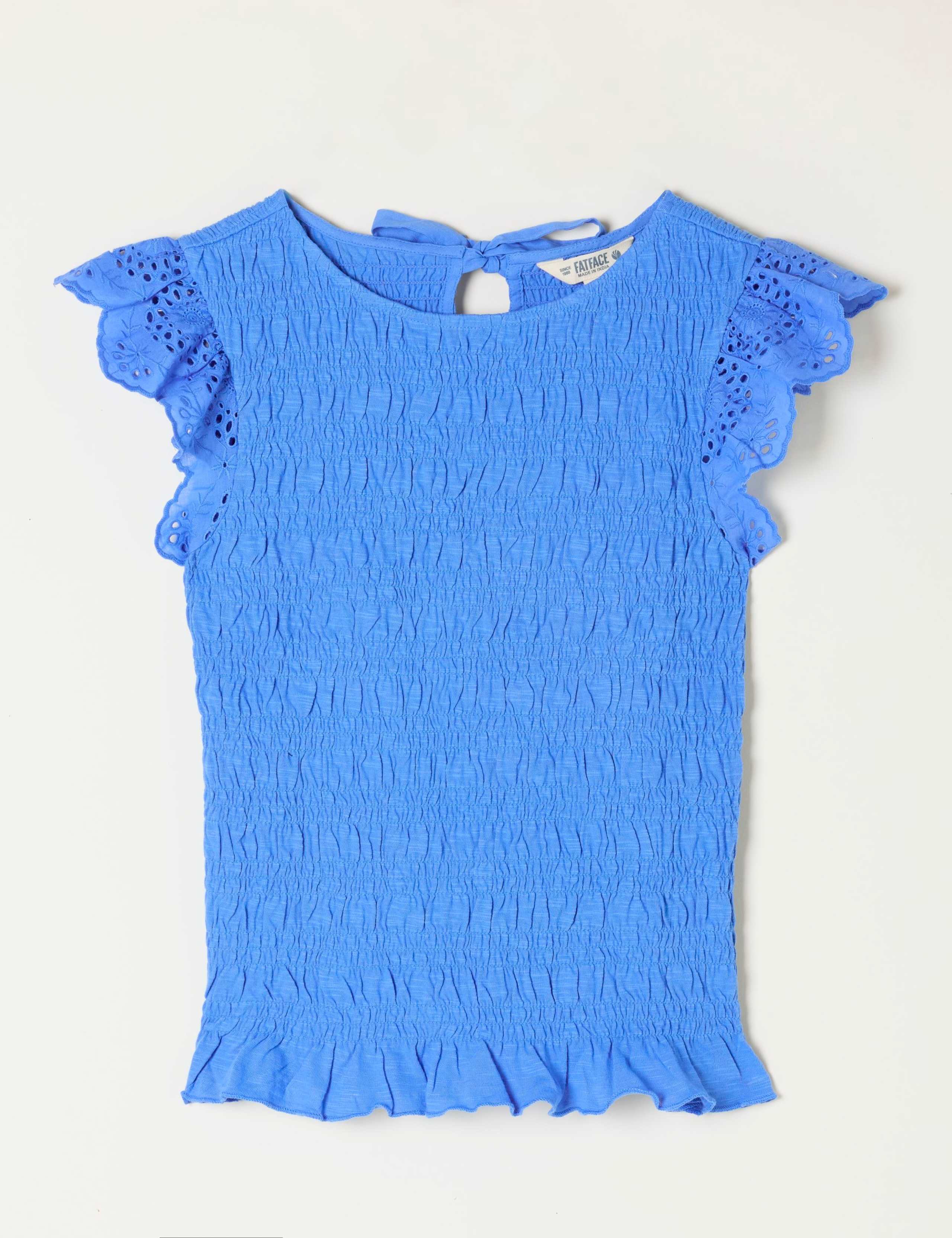 Pure Cotton Shirred T-Shirt 2 of 6