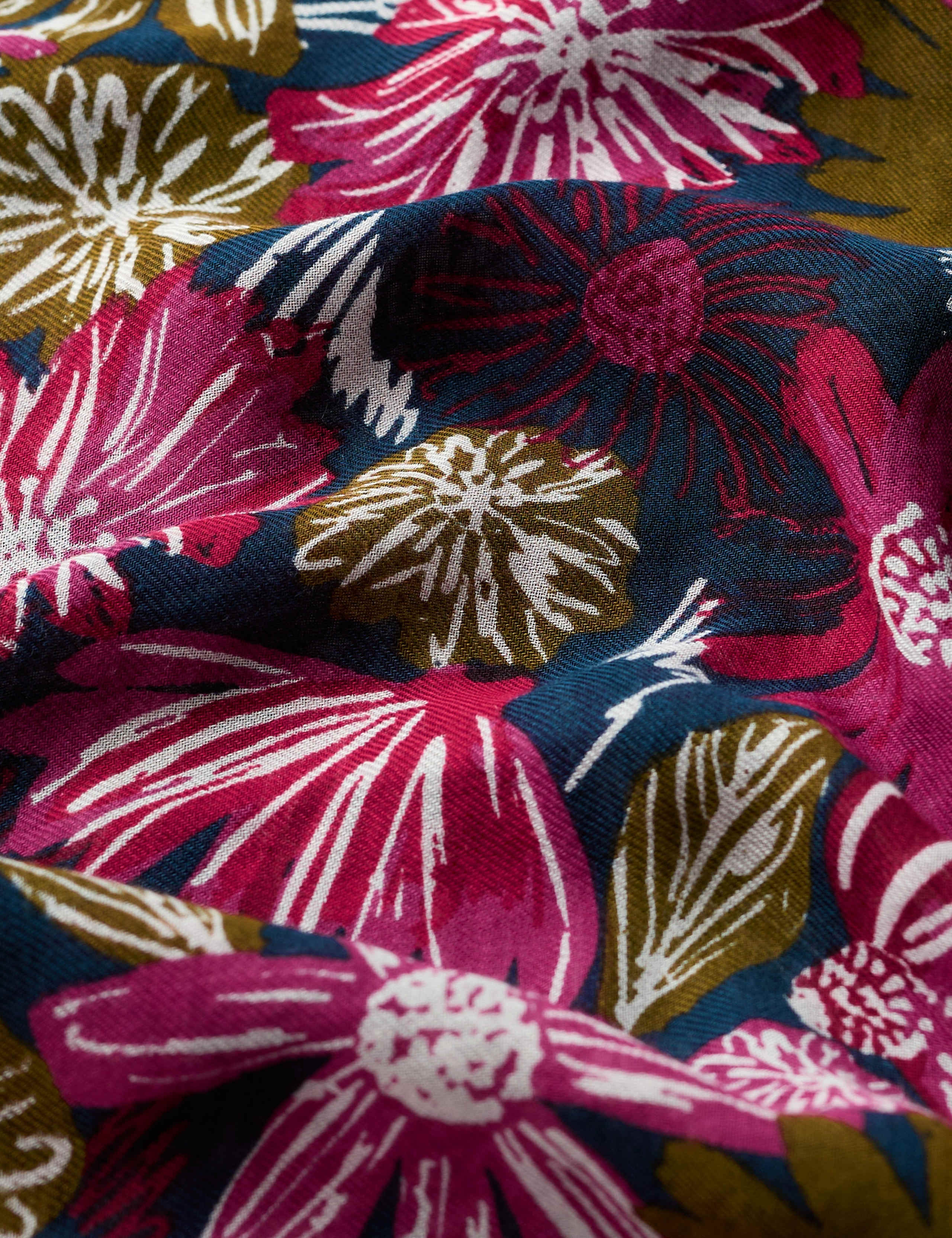 Modal Rich Floral Scarf 3 of 5