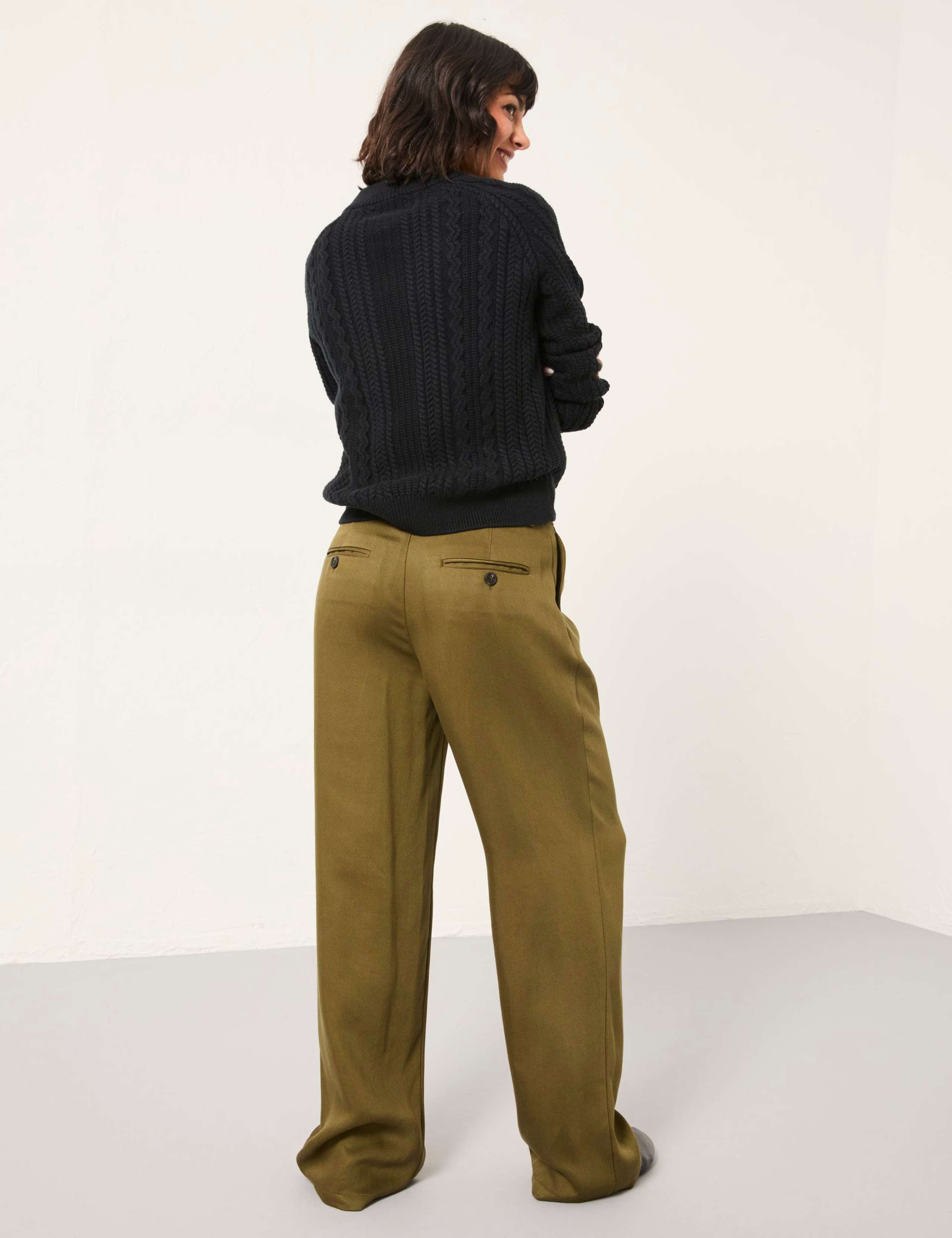 Pleated Wide Leg Trousers 5 of 5