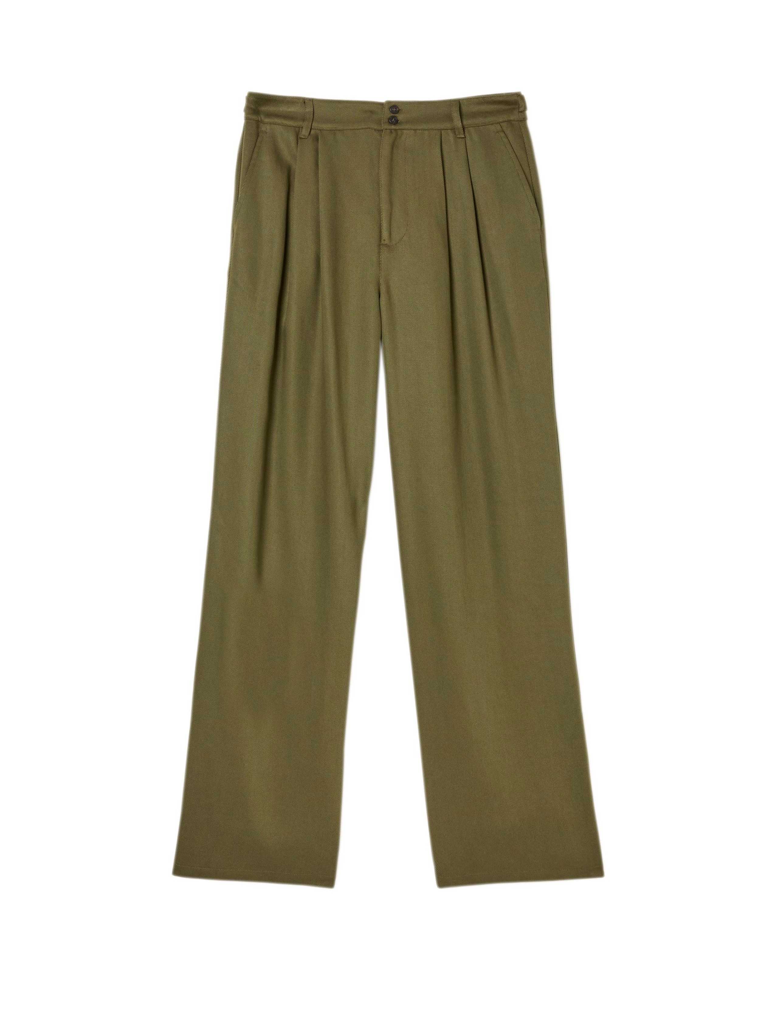 Pleated Wide Leg Trousers 2 of 5
