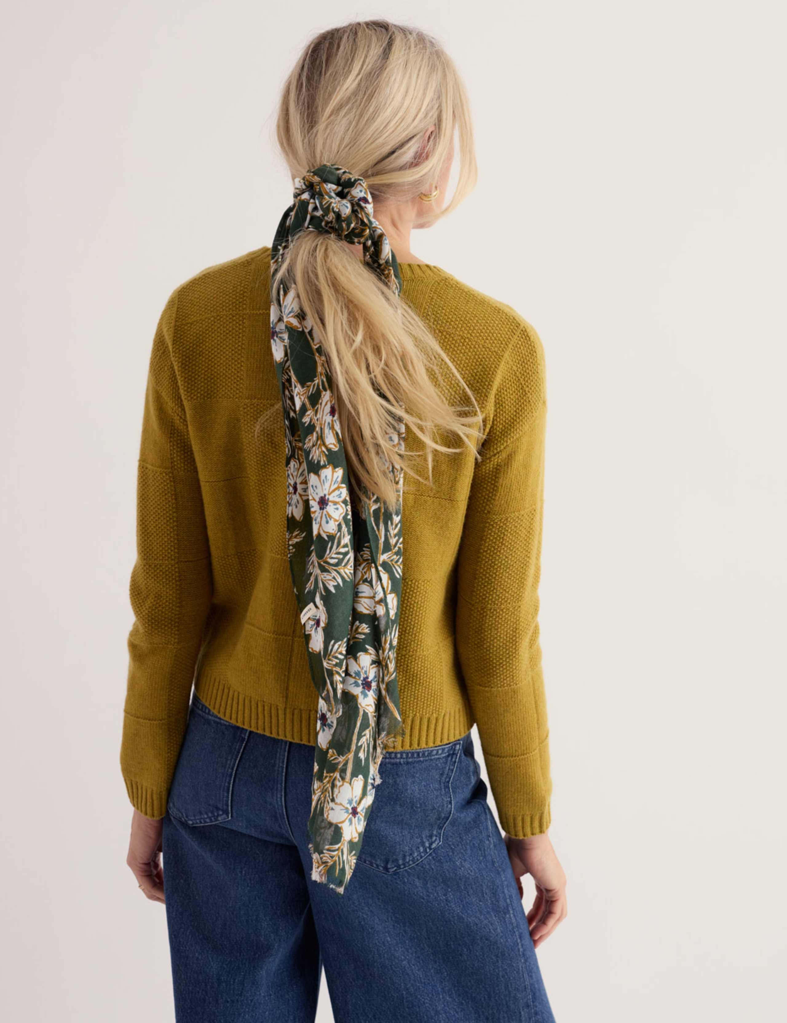 Modal Rich Floral Scarf 4 of 5