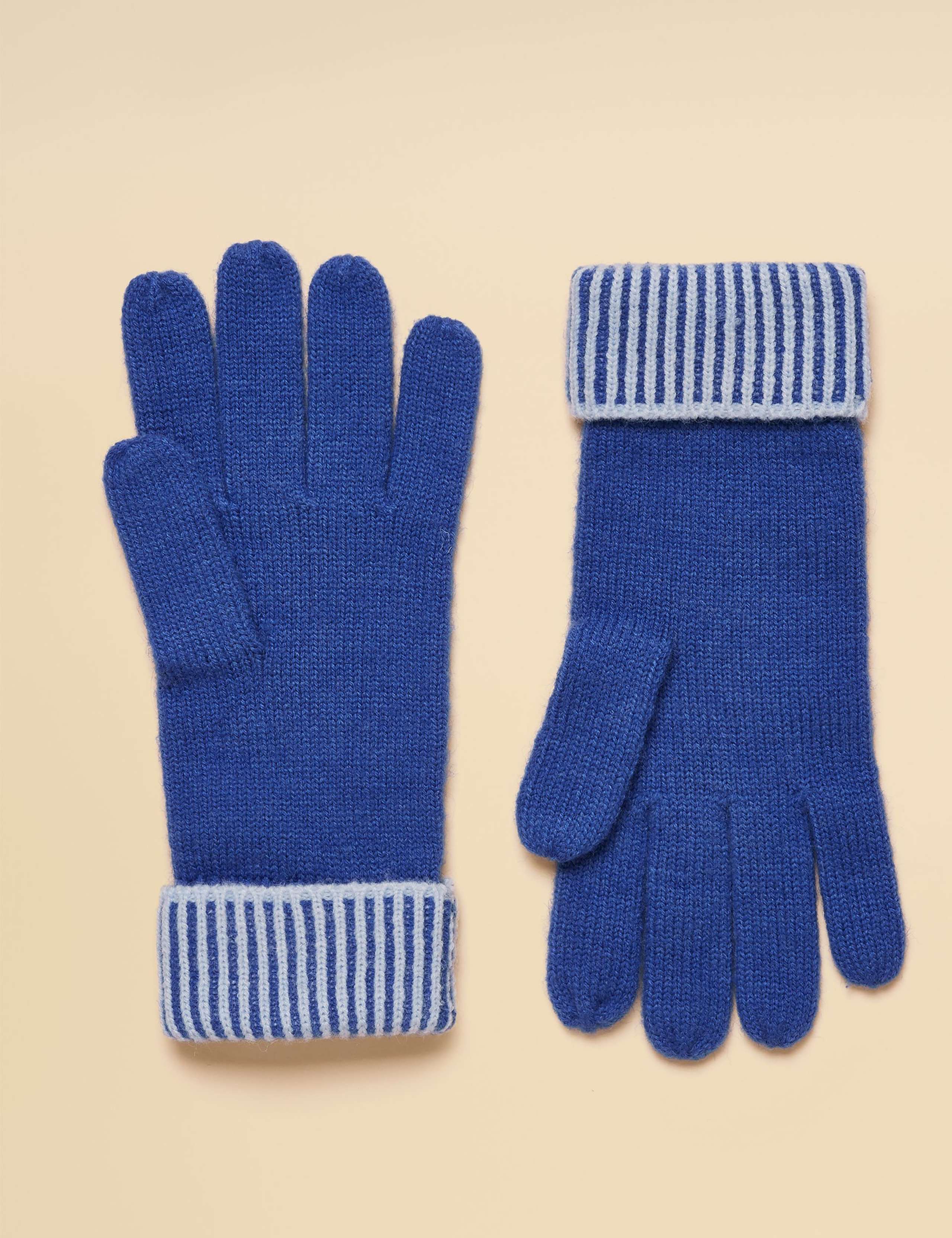 Ribbed Cuff Gloves with Wool 2 of 3