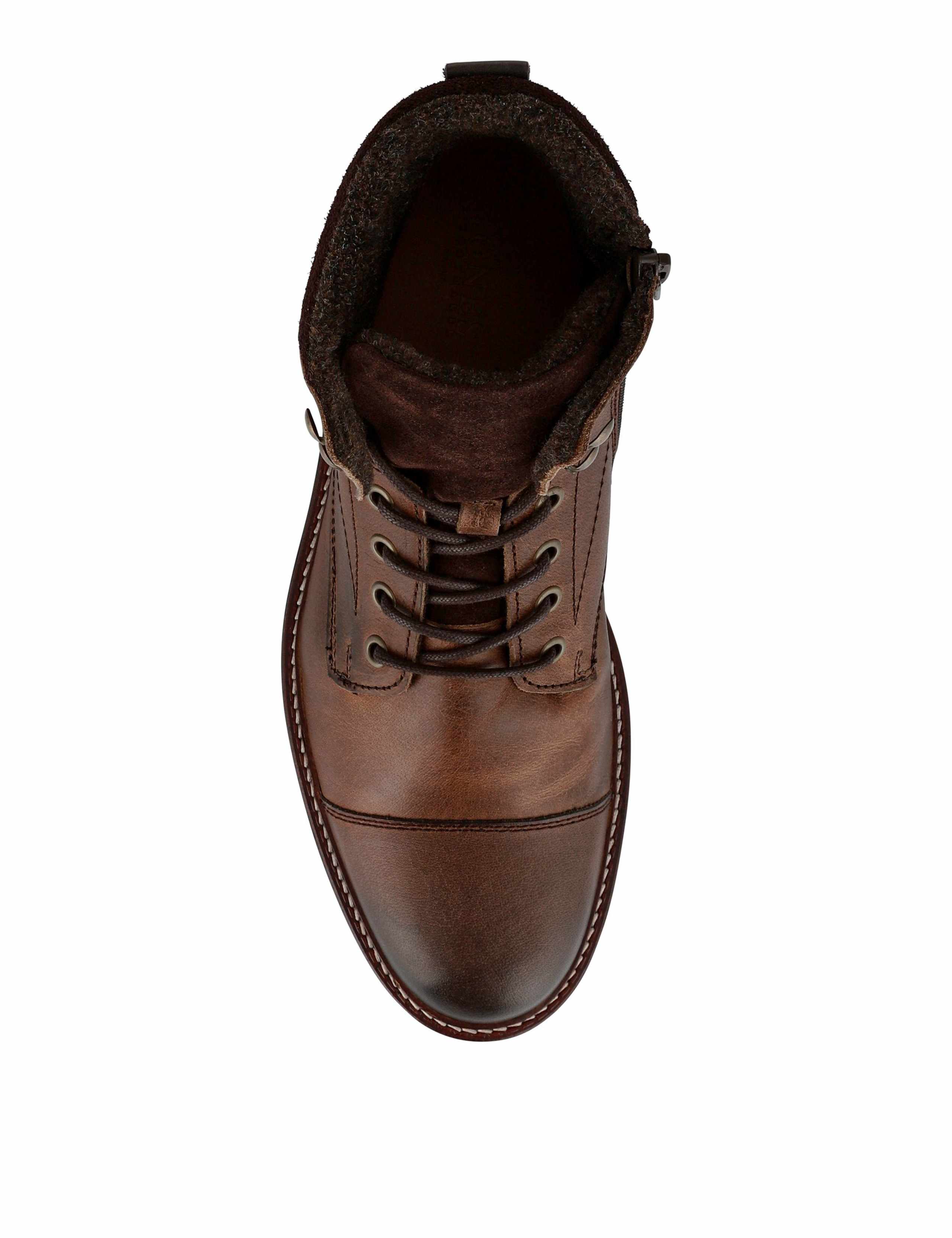 Leather Lace up Casual Boots 3 of 5