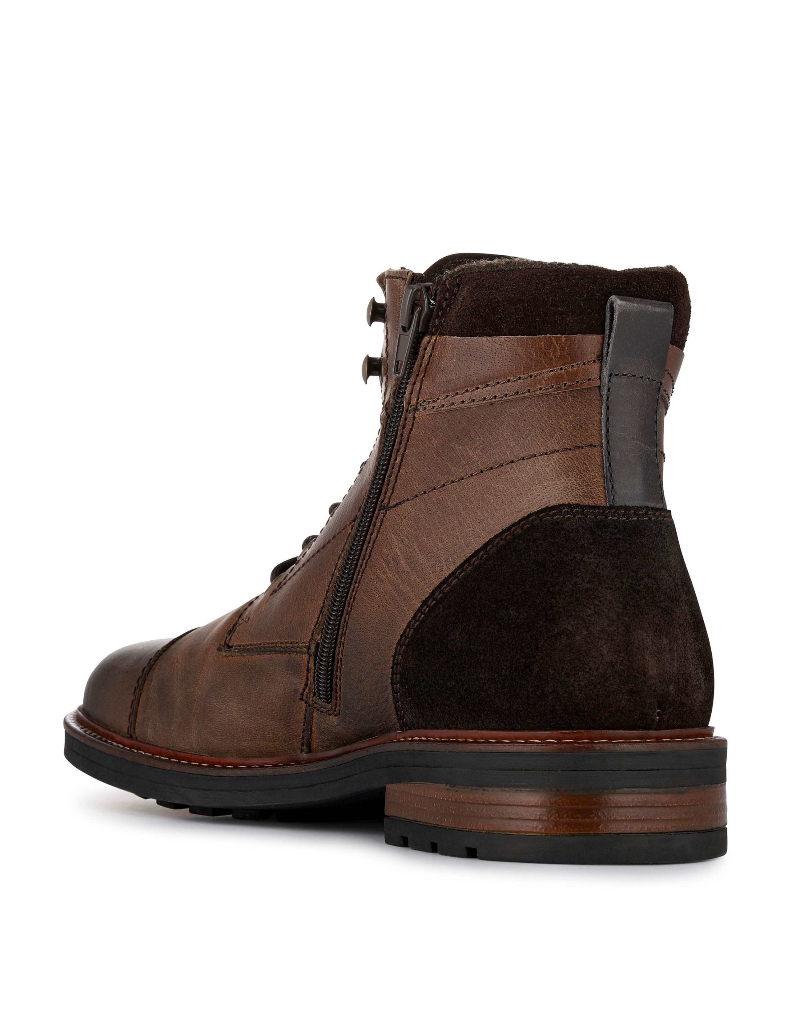 Leather Lace up Casual Boots 5 of 5