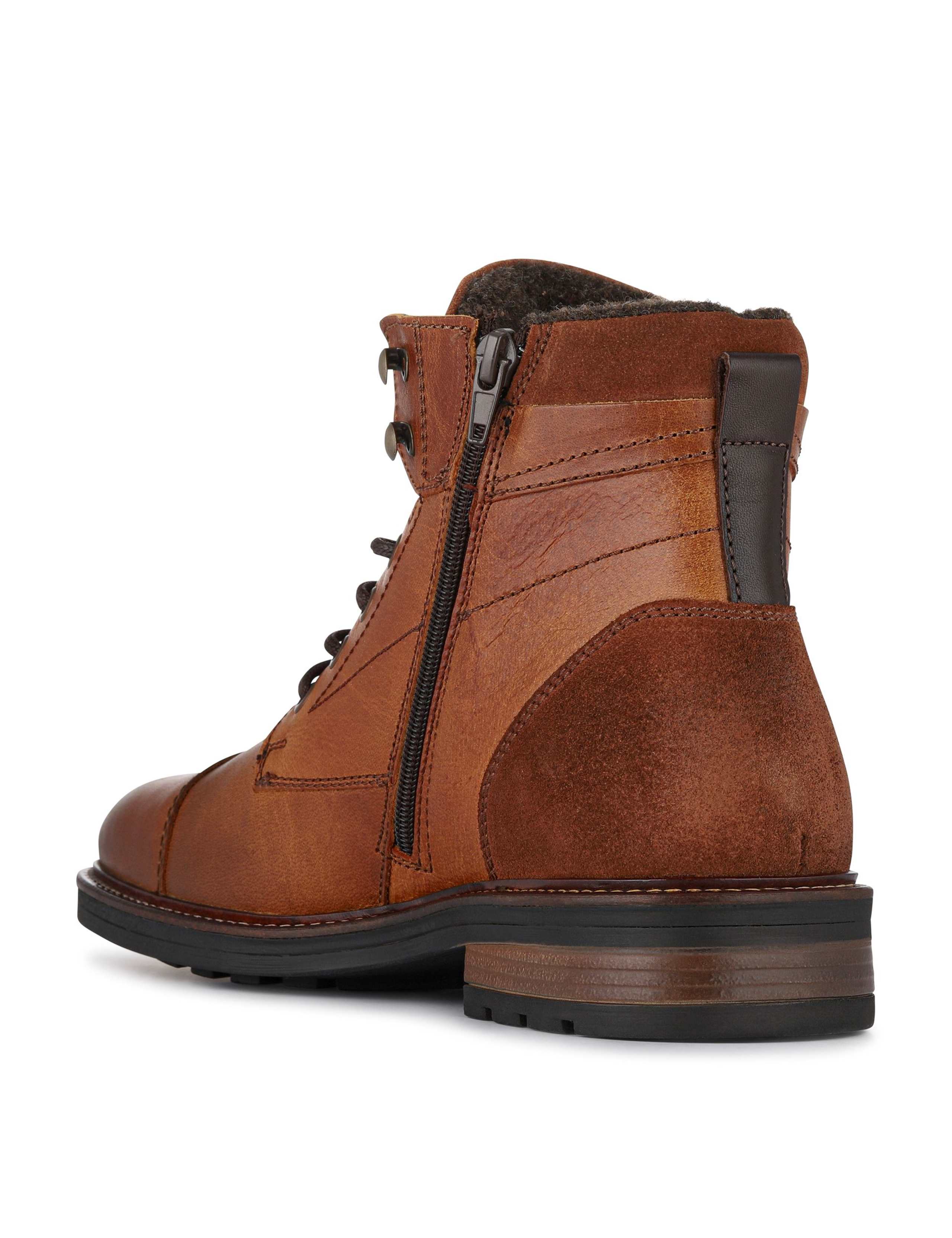 Leather Lace Up Boots 4 of 6