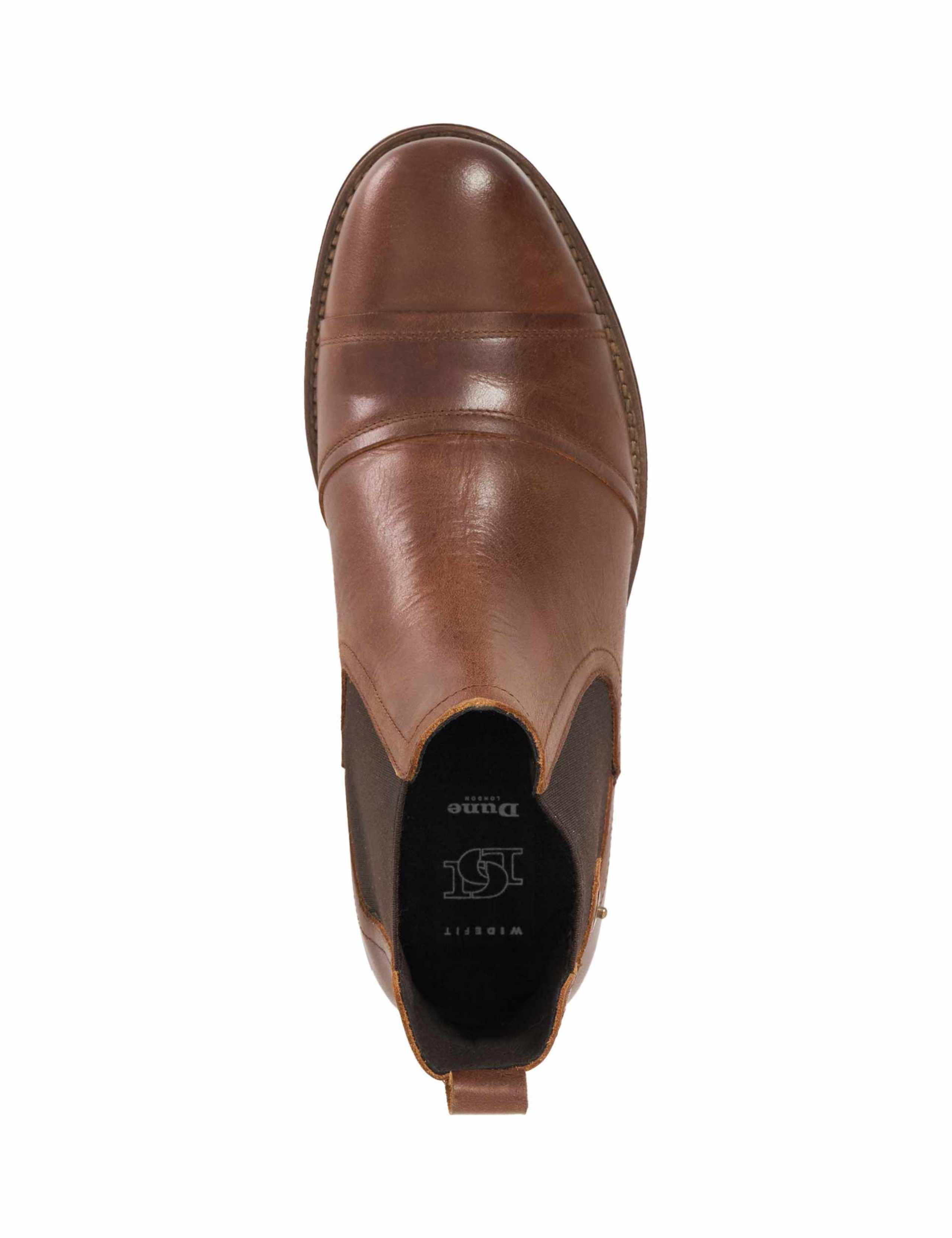 Wide Fit Leather Pull-On Chelsea Boots 2 of 5