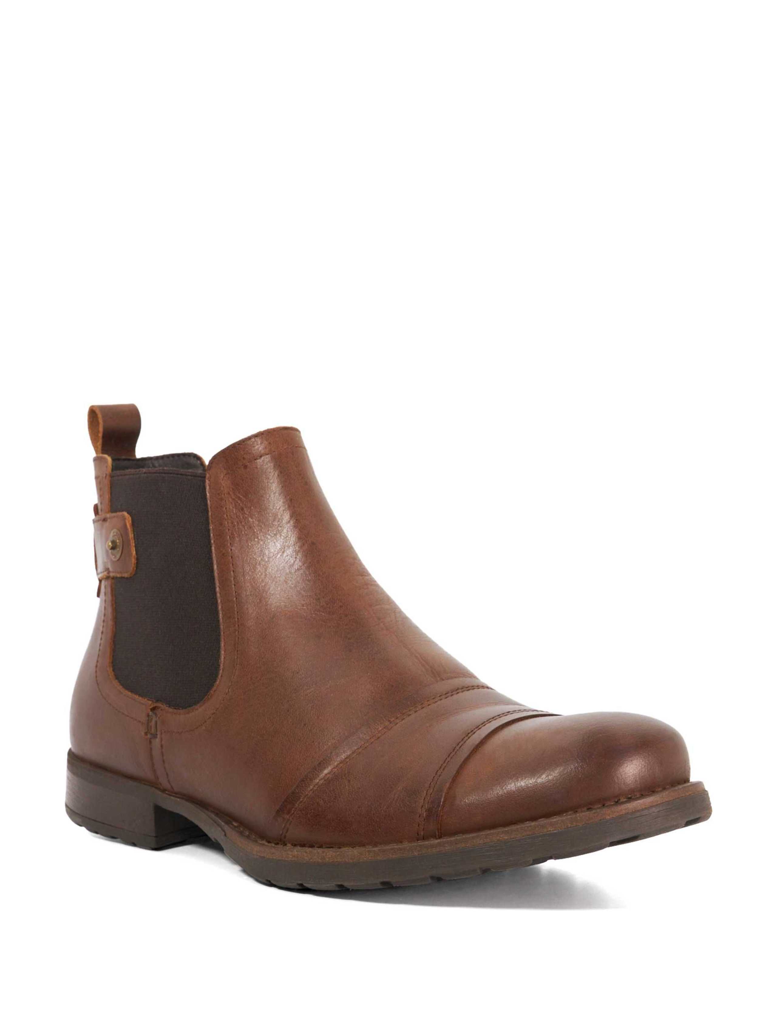 Wide Fit Leather Pull-On Chelsea Boots 3 of 5