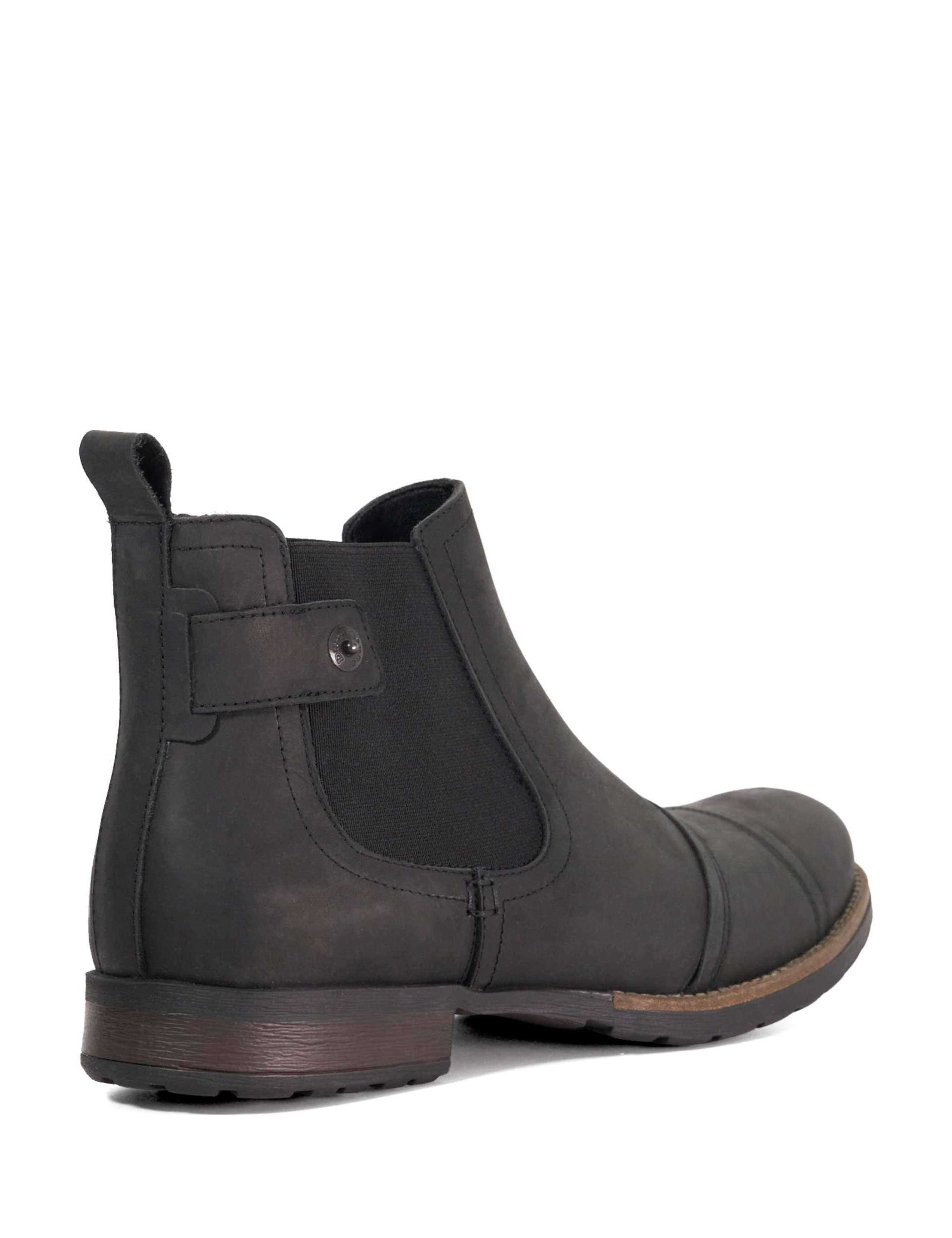 Wide Fit Leather Pull-On Chelsea Boots 3 of 5