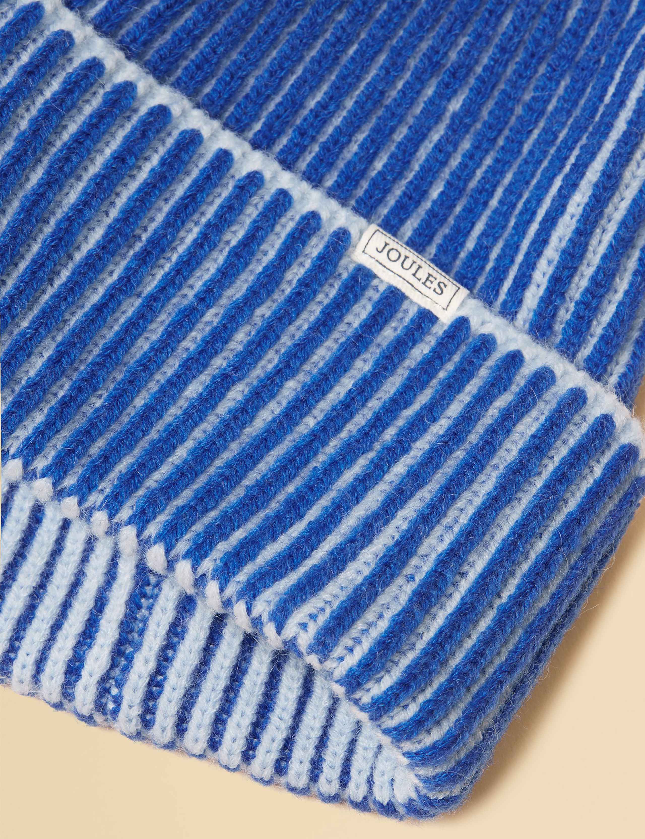 Ribbed Beanie Hat with Wool 6 of 6