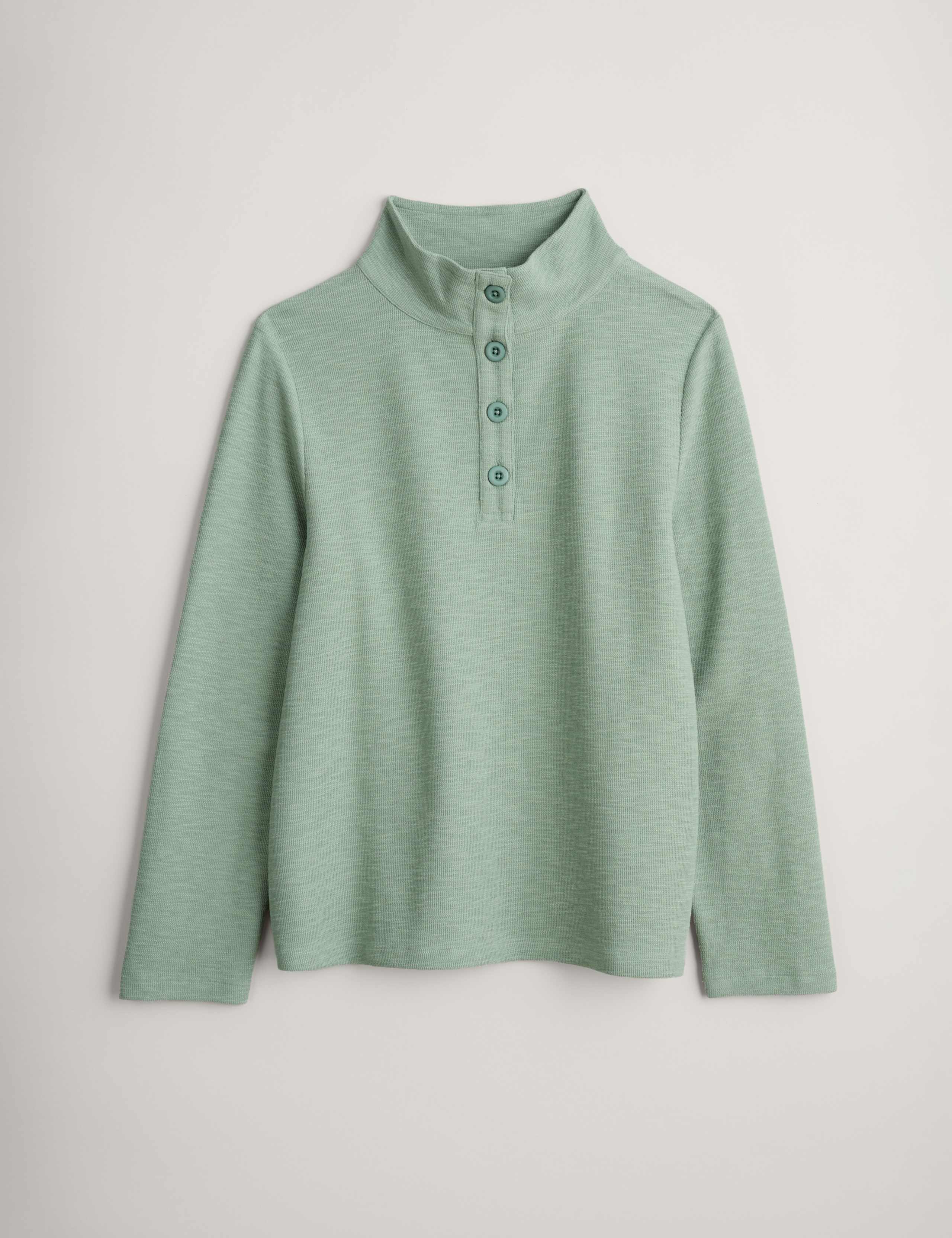 Pure Cotton Collared Sweatshirt 2 of 4