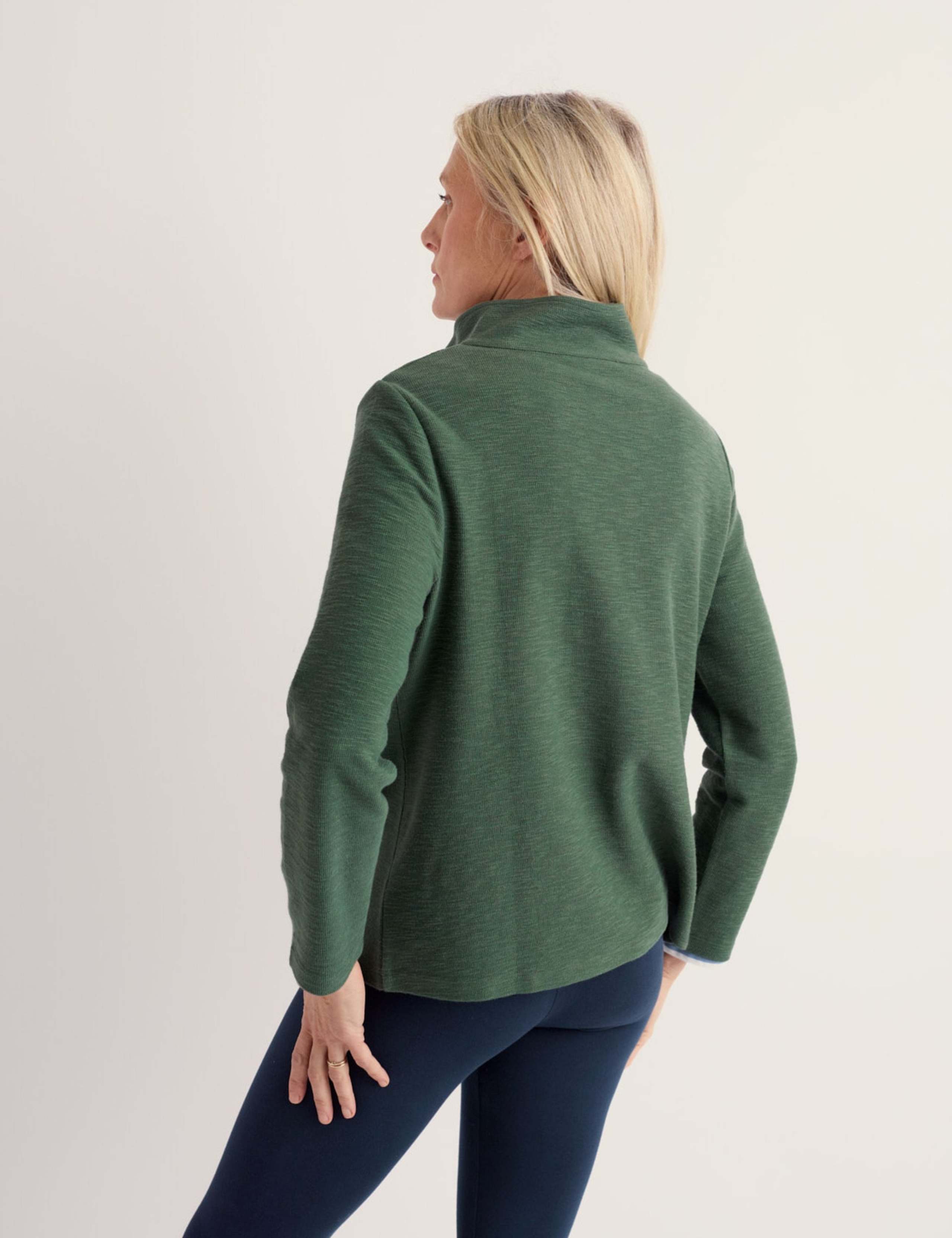 Pure Cotton Collared Sweat-shirt 4 of 5