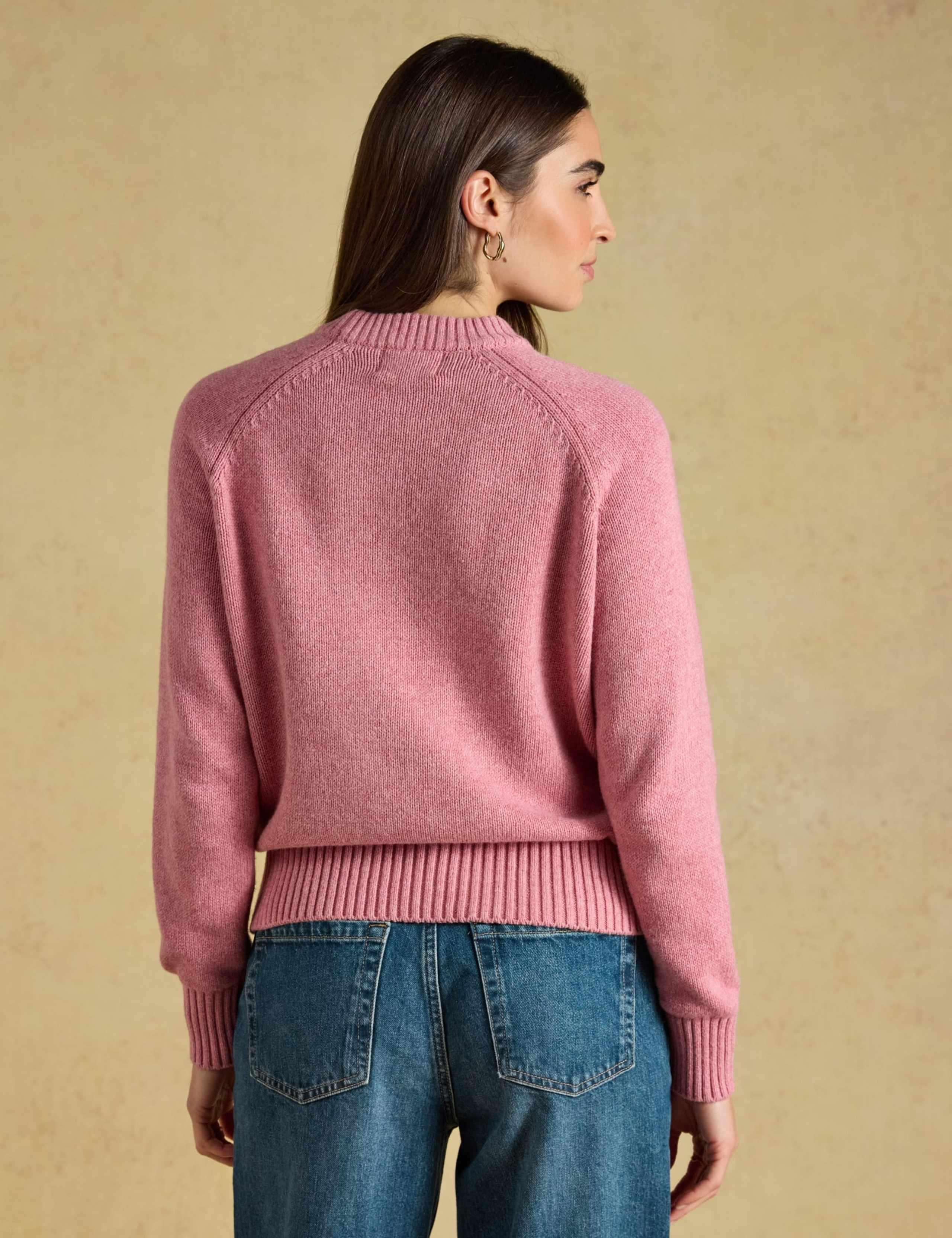 Cotton Rich Dachshund Intarsia Jumper with Wool 7 of 7