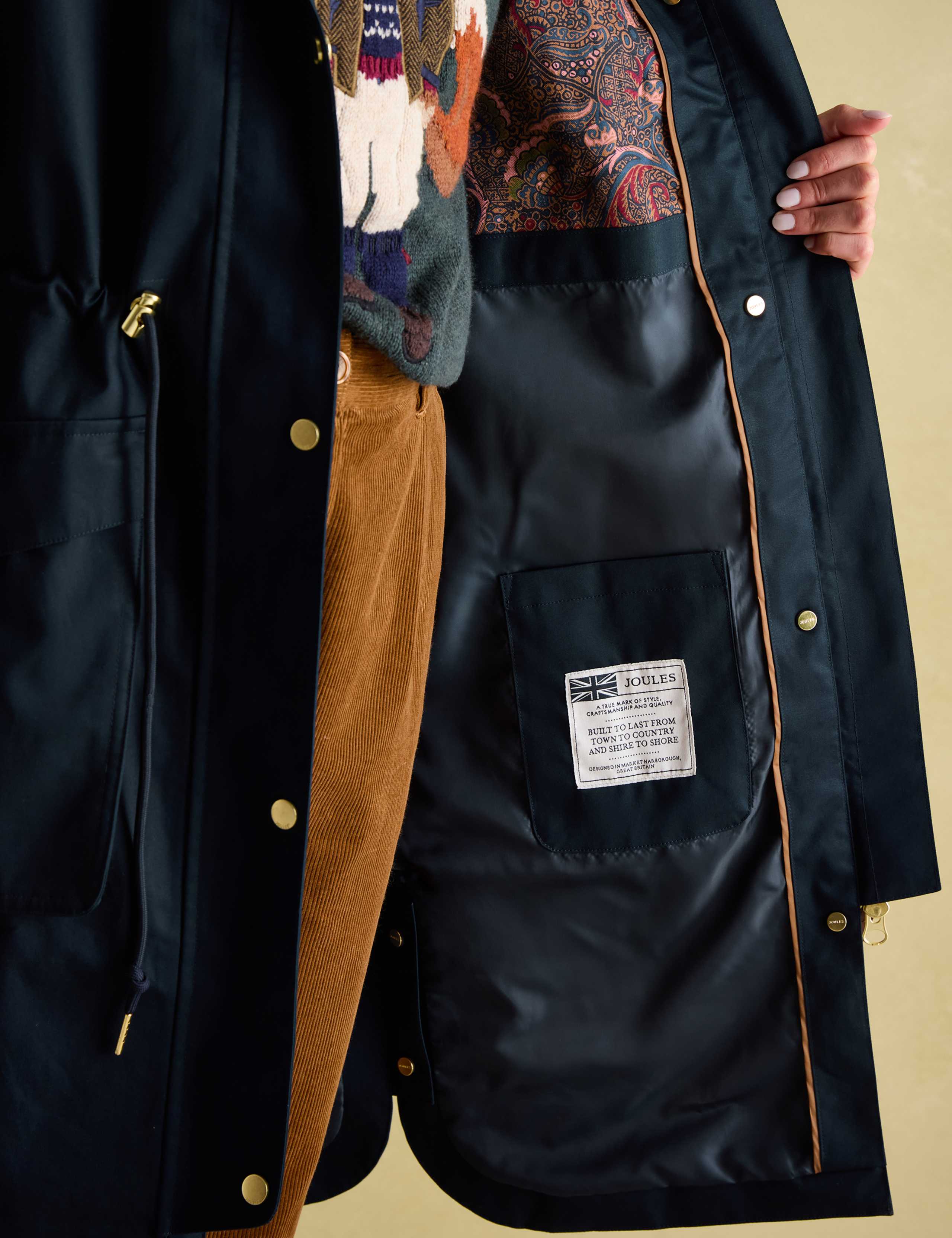 Pure Cotton Waterproof Trench Coat QT 5 of 8