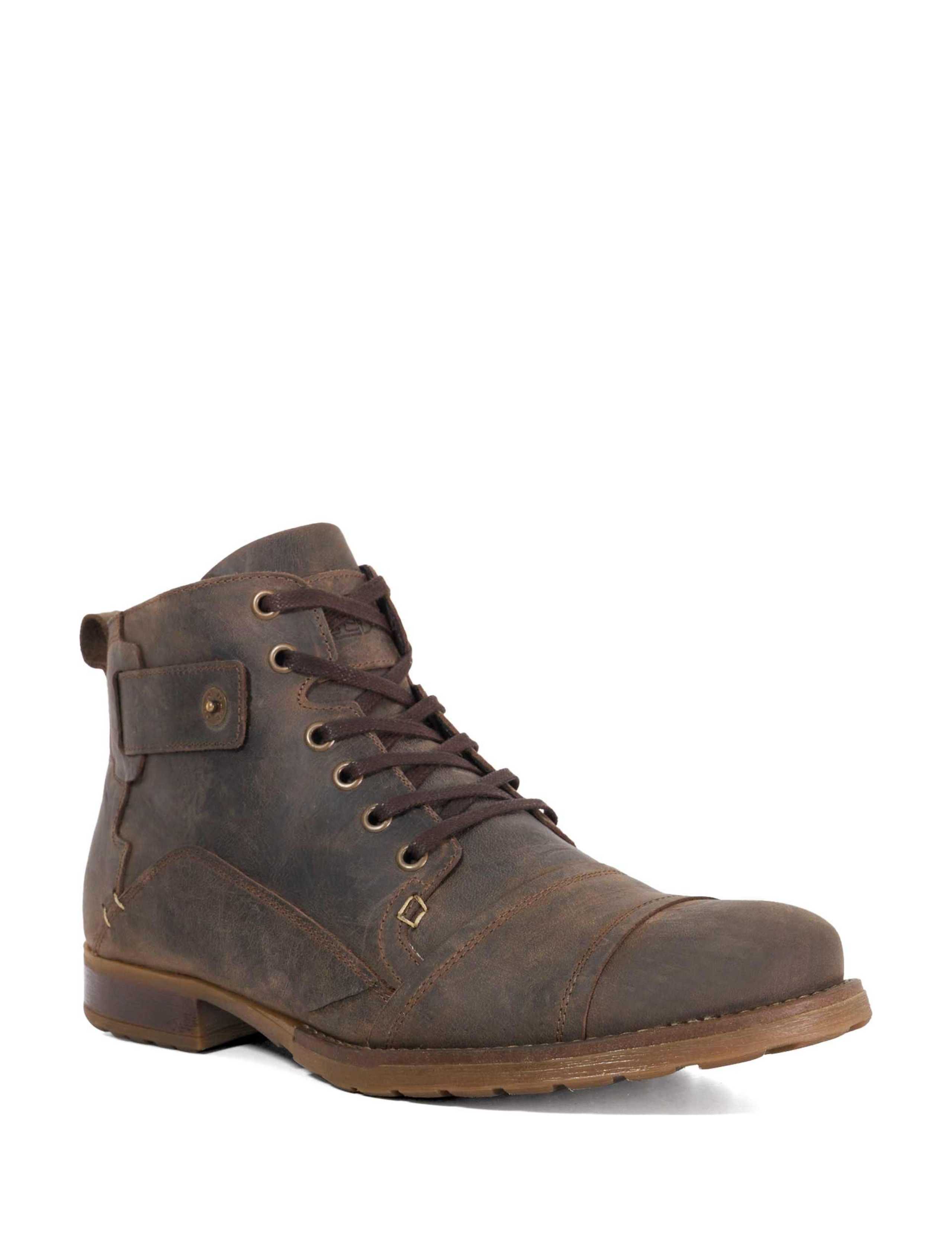 Wide Fit Leather Strap Detail Ankle Boots 2 of 5