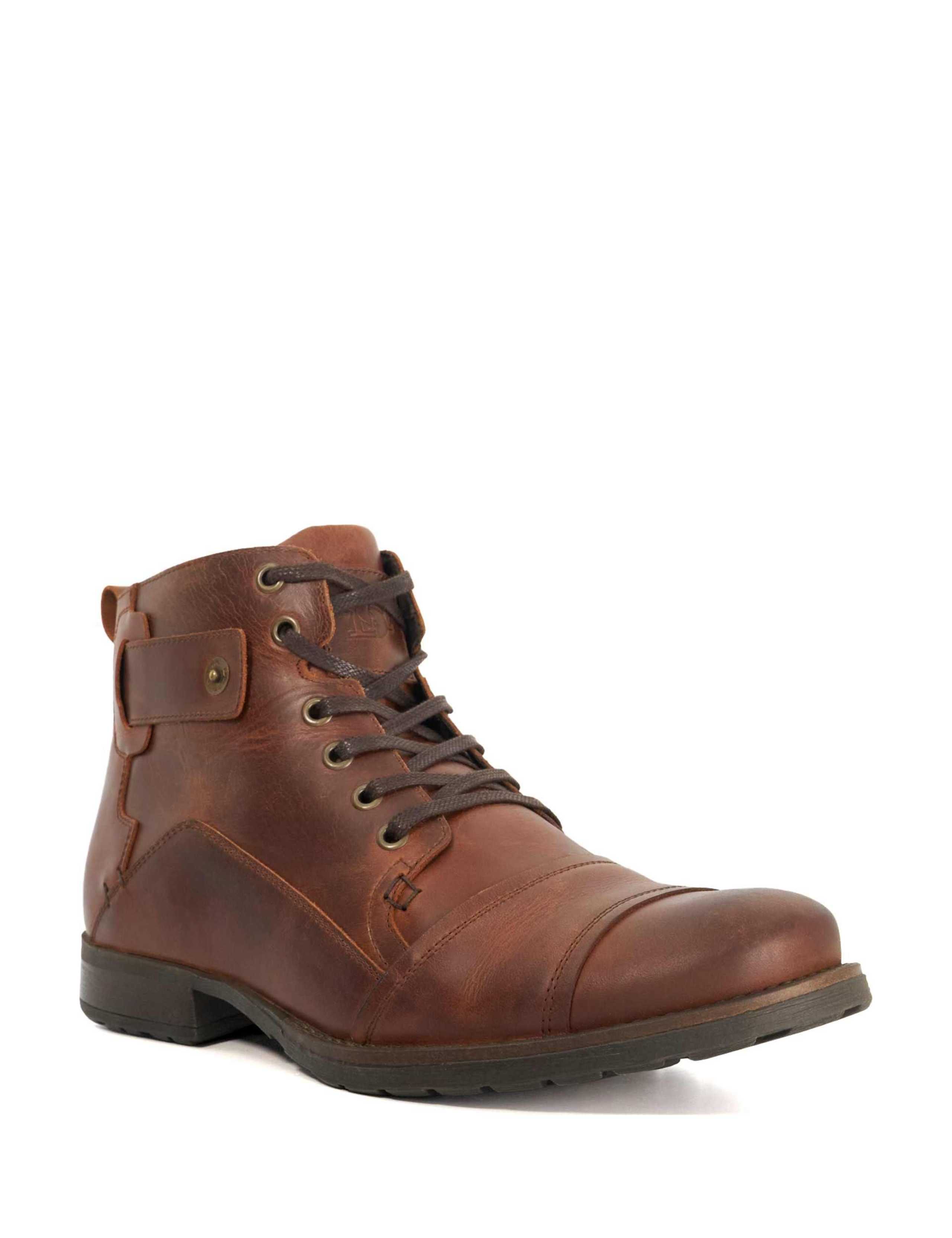 Wide Fit Leather Strap Detail Ankle Boots 3 of 5