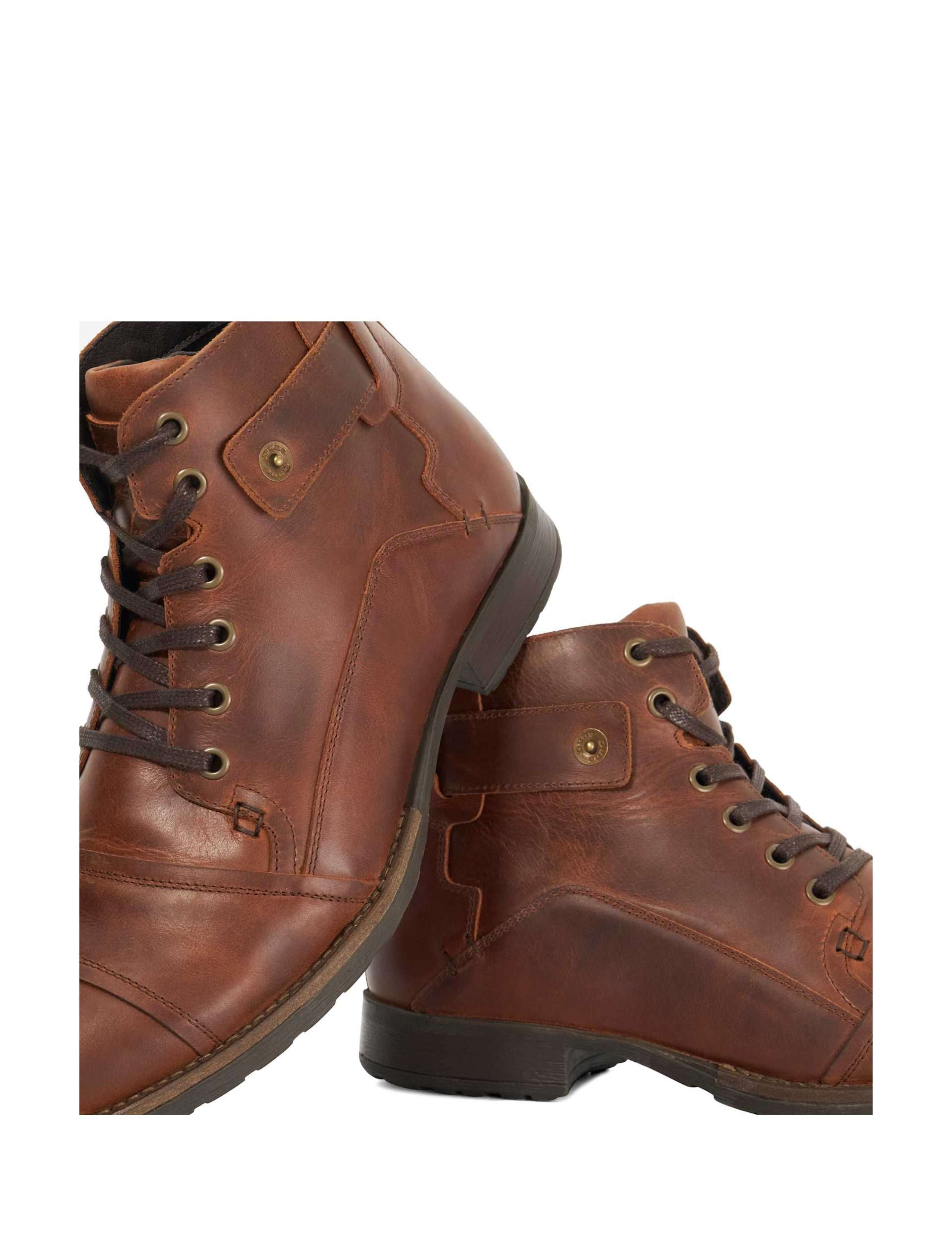 Wide Fit Leather Strap Detail Ankle Boots 5 of 5