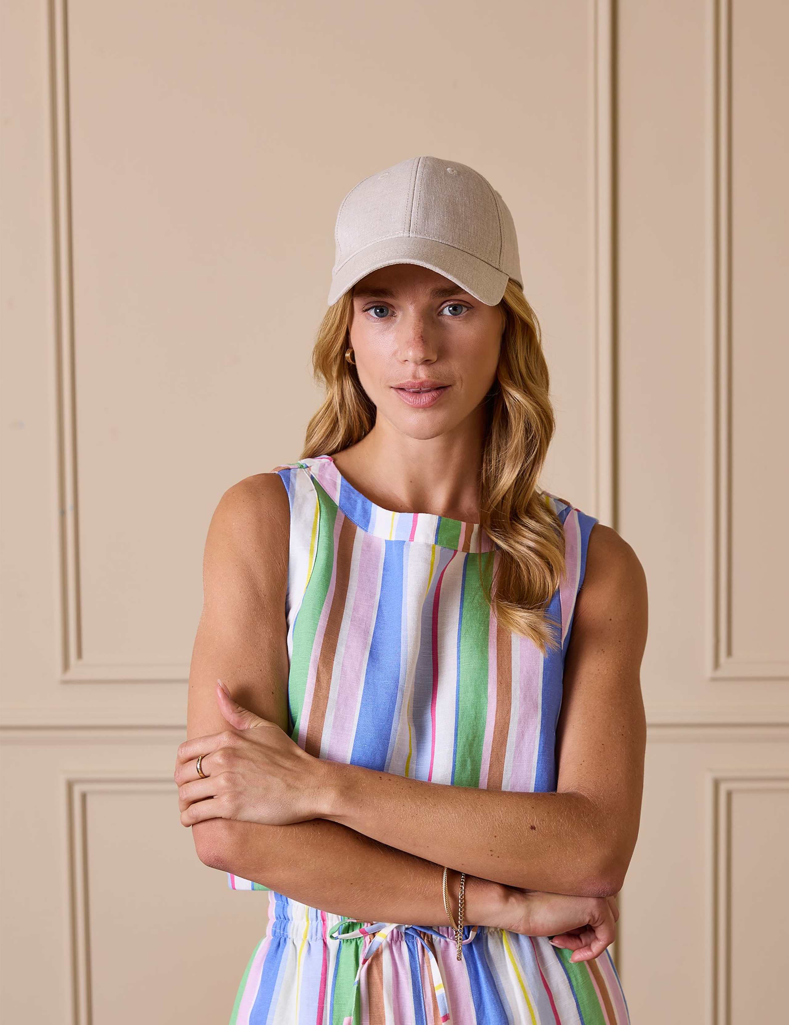 Pure Linen Baseball Cap 2 of 5