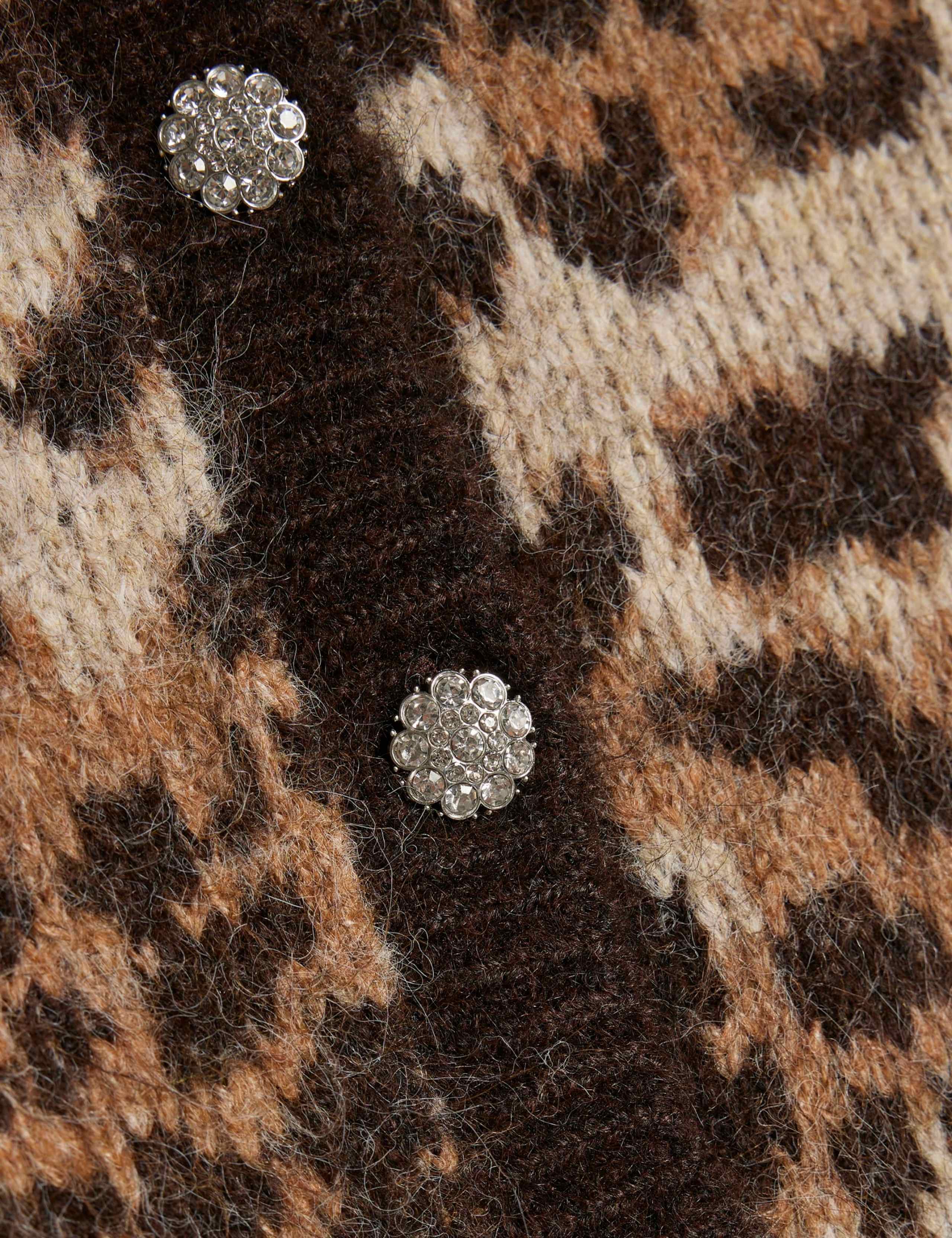 Leopard Print Button Front Cardigan 3 of 6