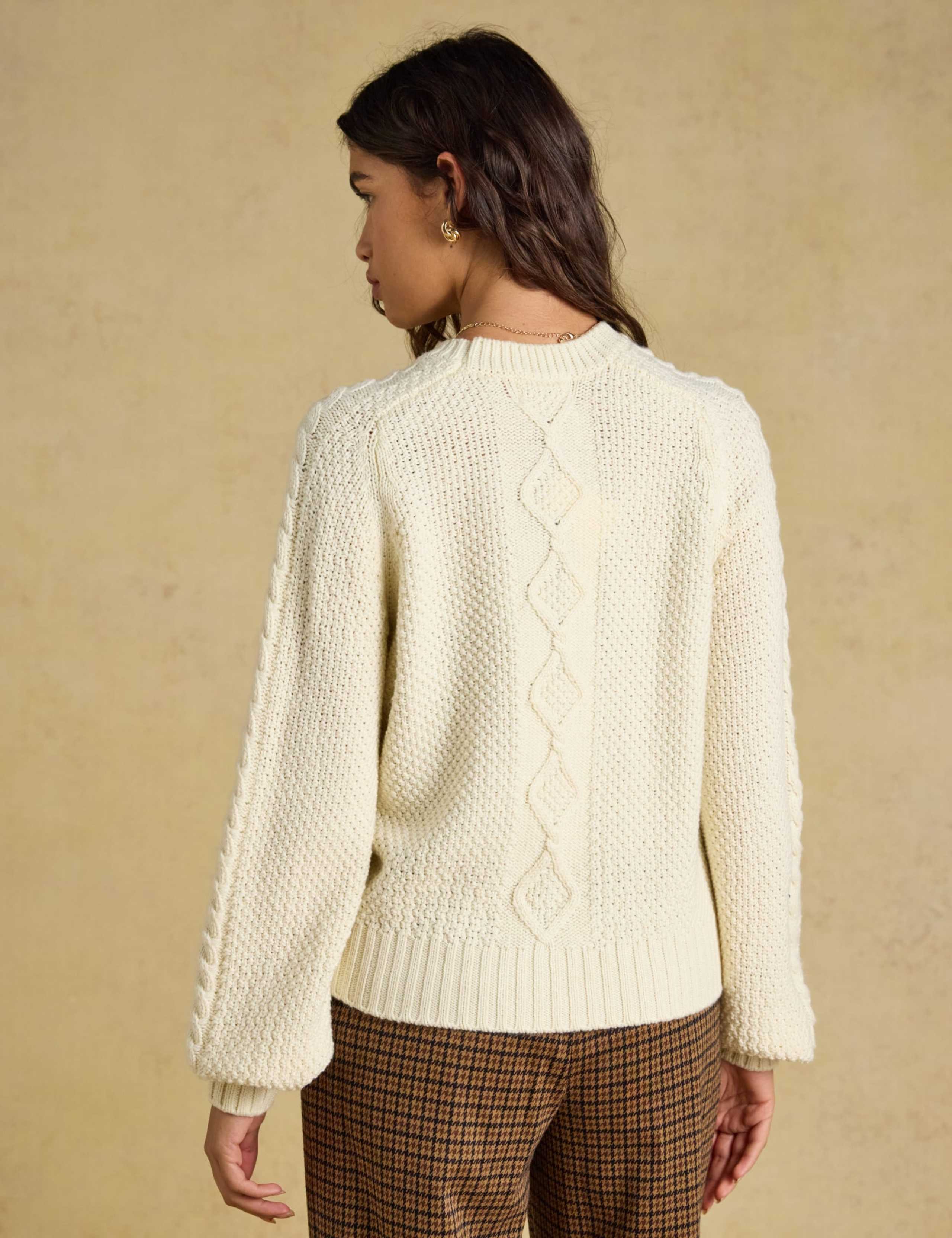 Cable Knit Jumper with Wool 3 of 8