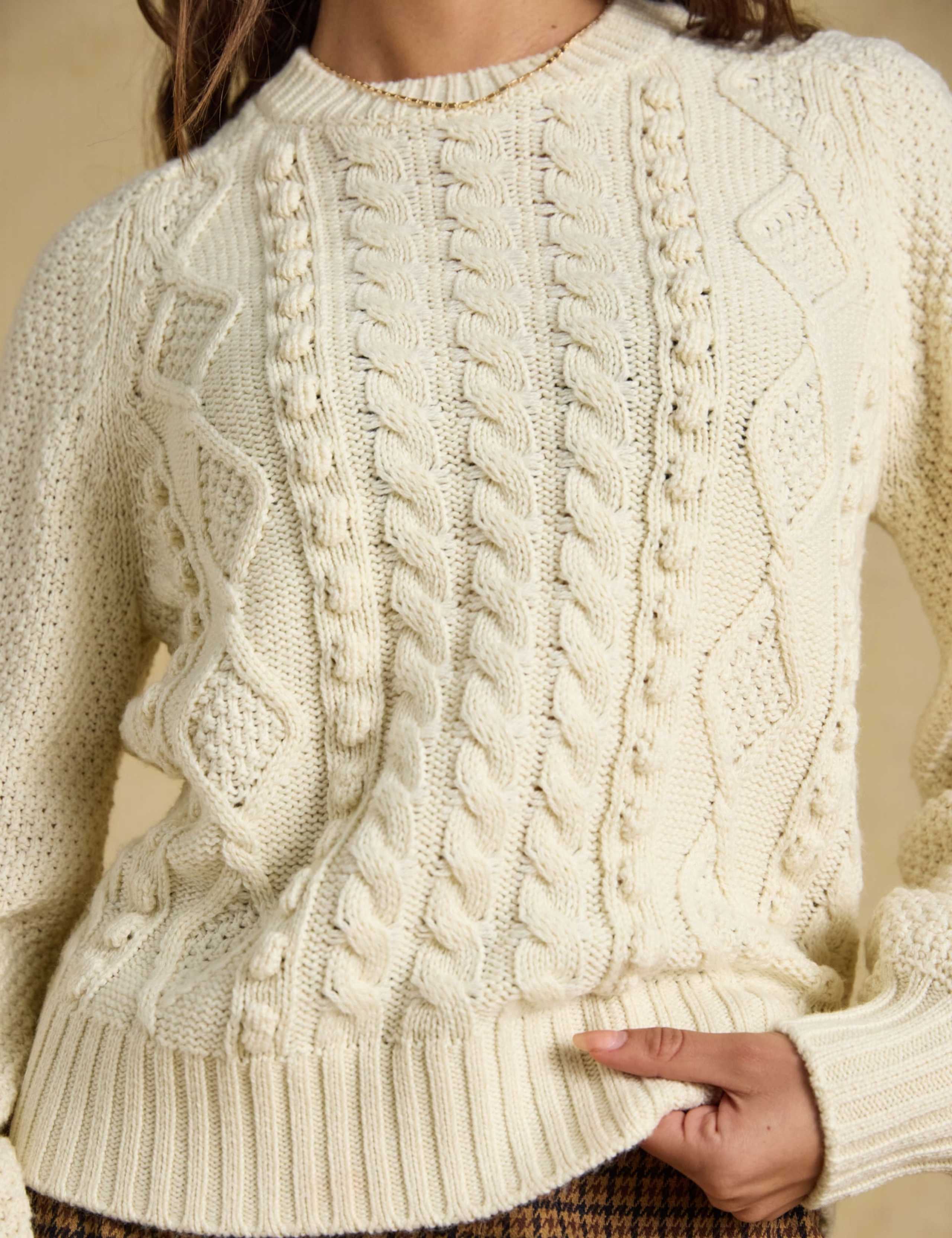 Cable Knit Jumper with Wool 8 of 8