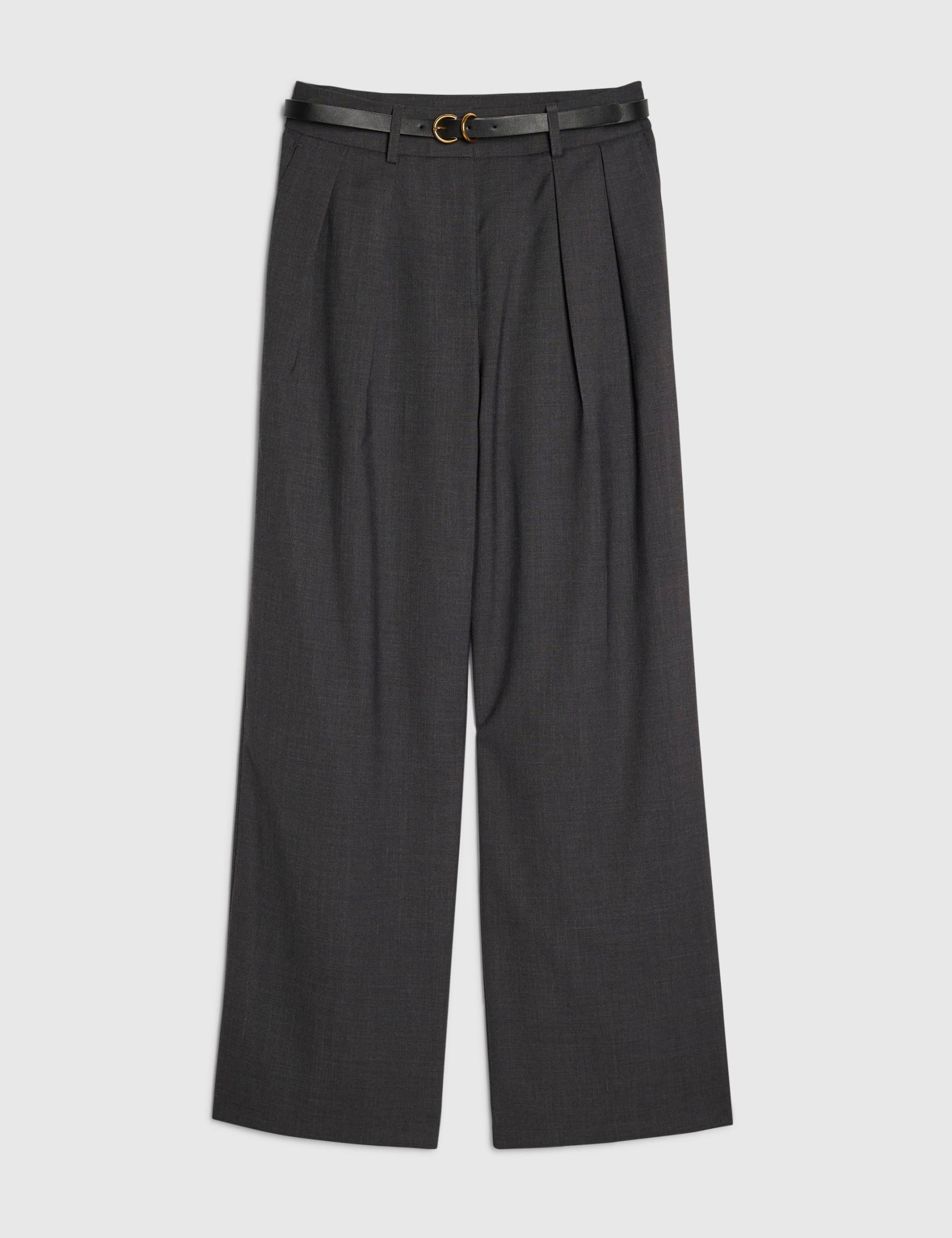 Belted Wide Leg Trousers 3 of 5
