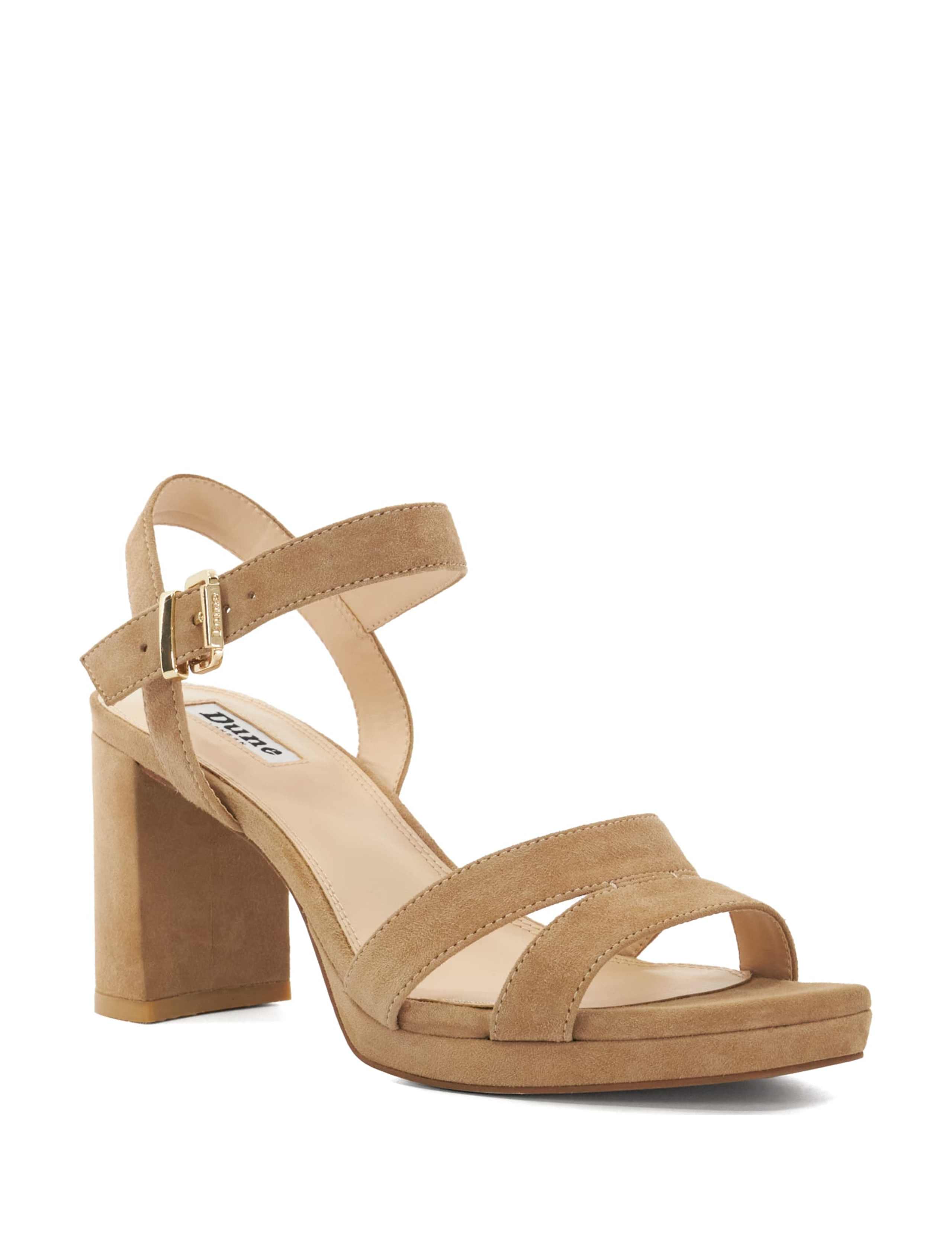 Leather Ankle Strap Platform Sandals 3 of 5