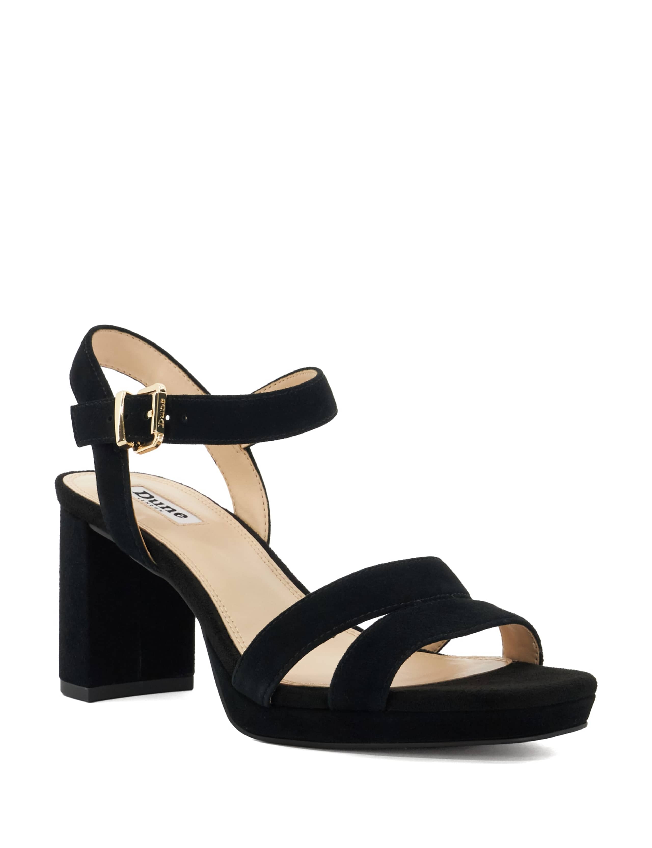 Leather Ankle Strap Platform Sandals 3 of 5